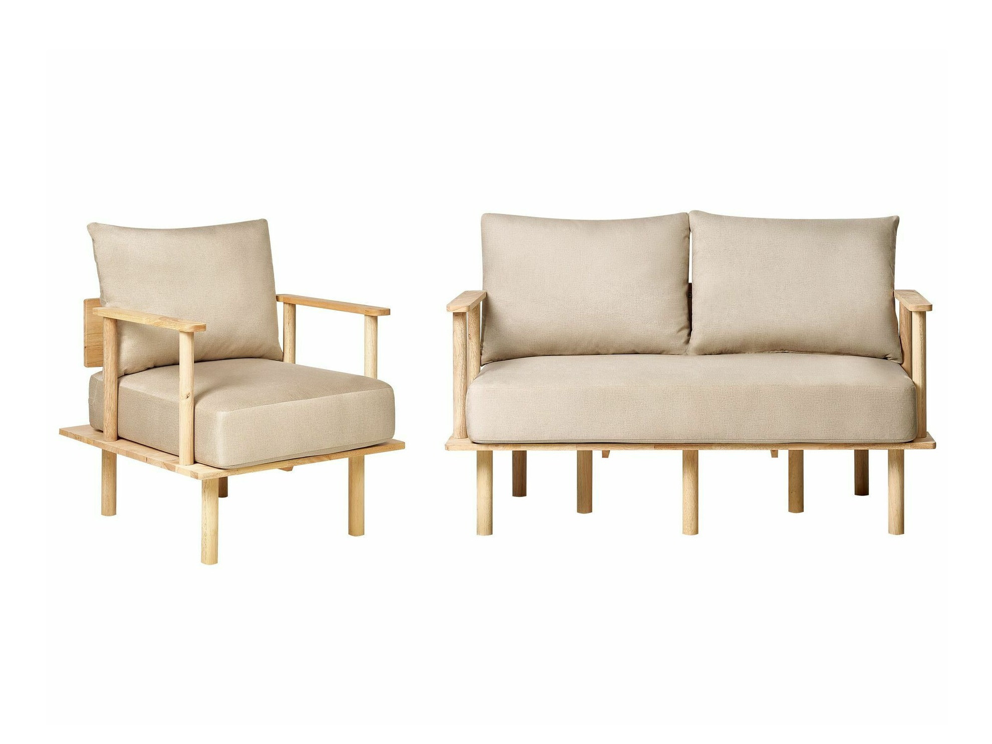 Komplet oblazinjenega pohištva Berwyn 2418 (Bež)