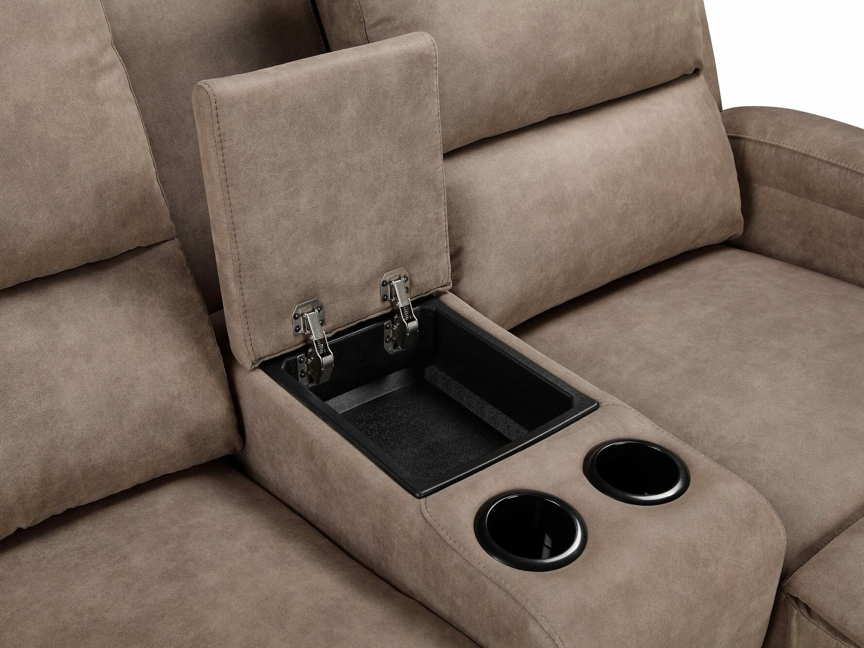 Kotna garnitura s počivalnikom Denton 1368 (Taupe)