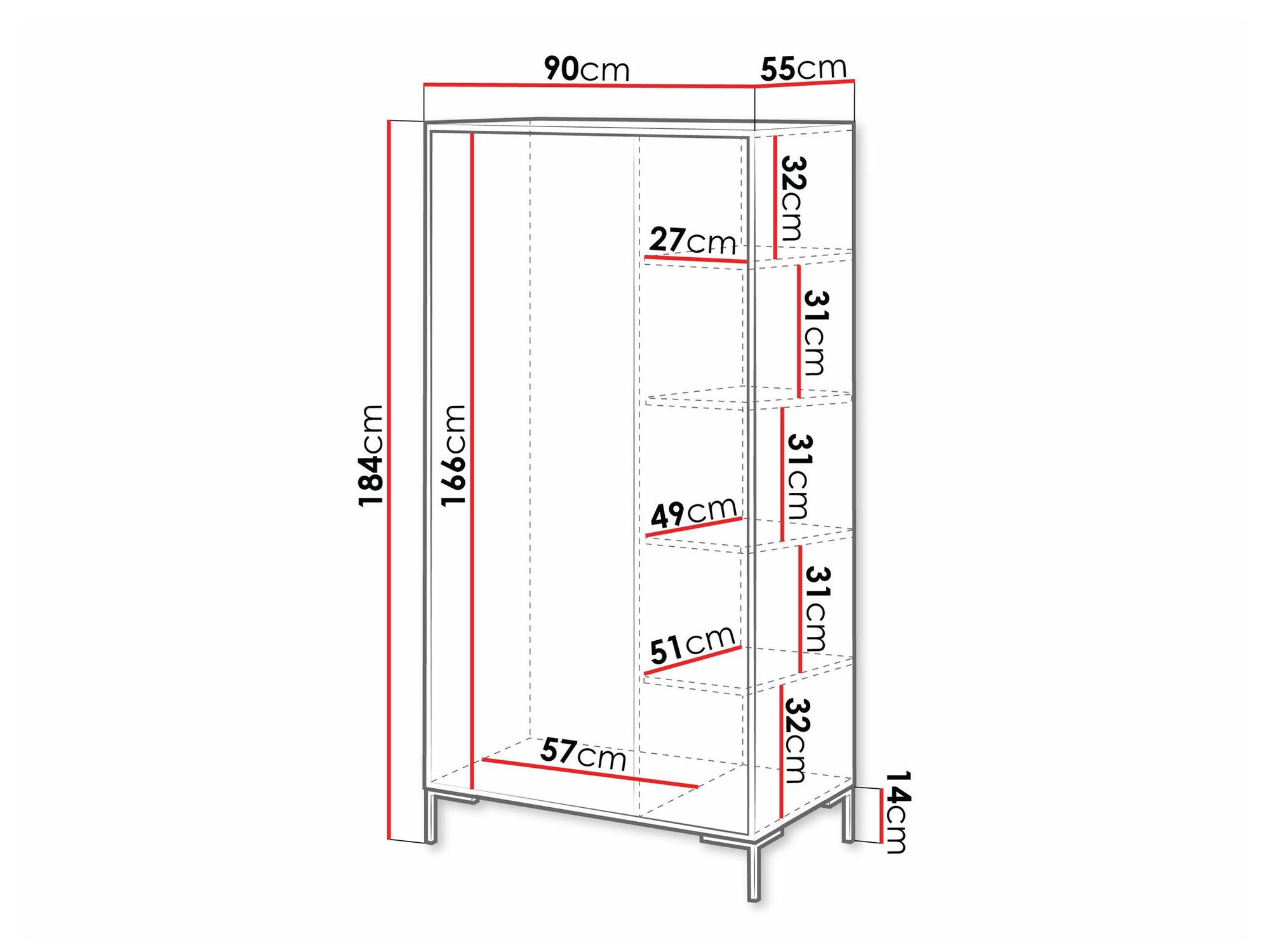 Garderobna omara Fabula