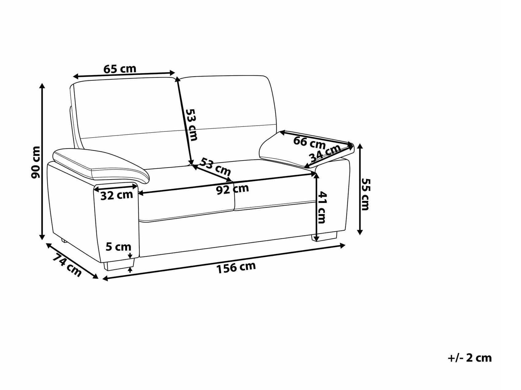 Kavč Berwyn 1325 (Bež)