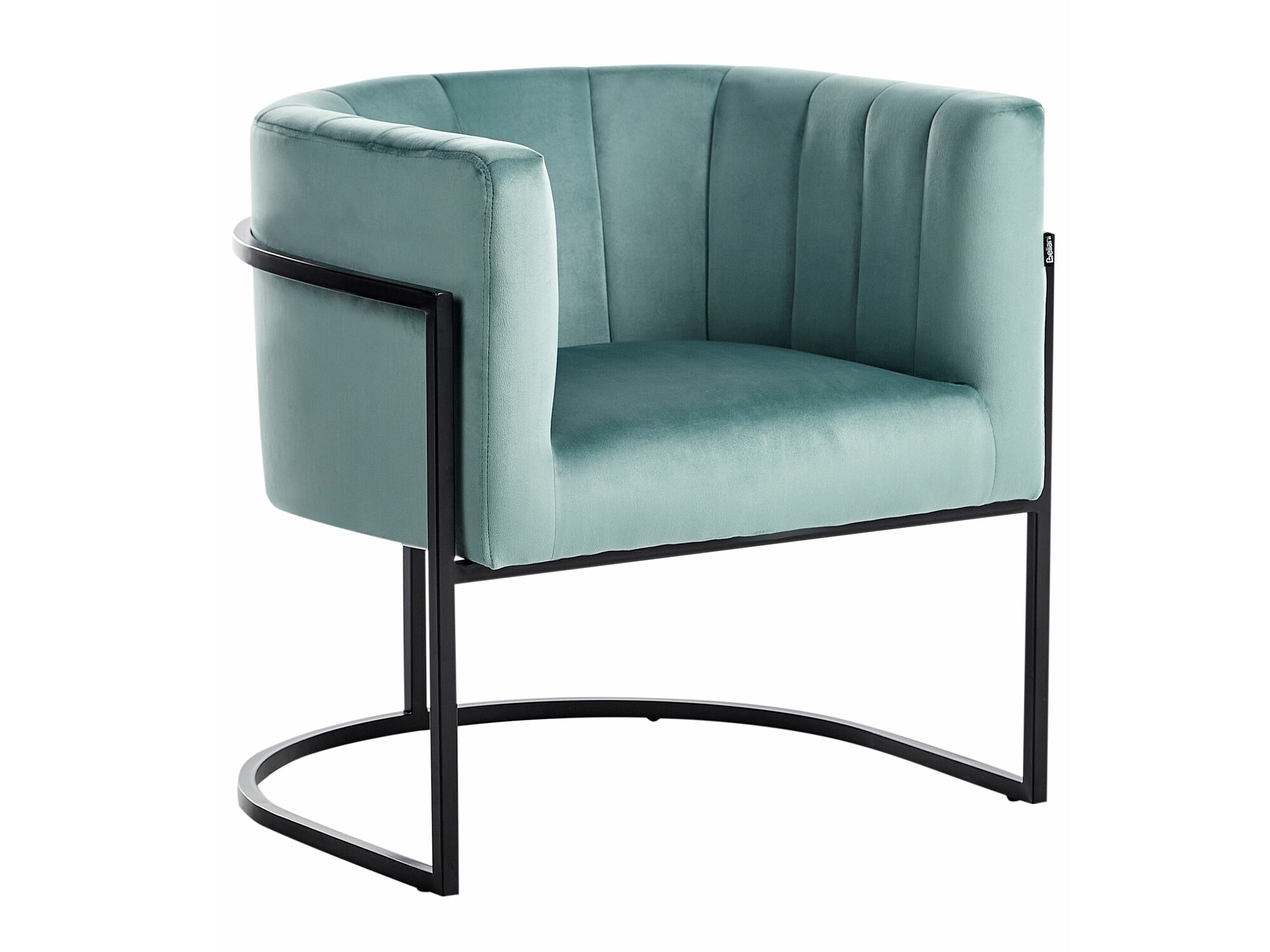 Fotelj Berwyn 1141 (Turkizna + Črna)