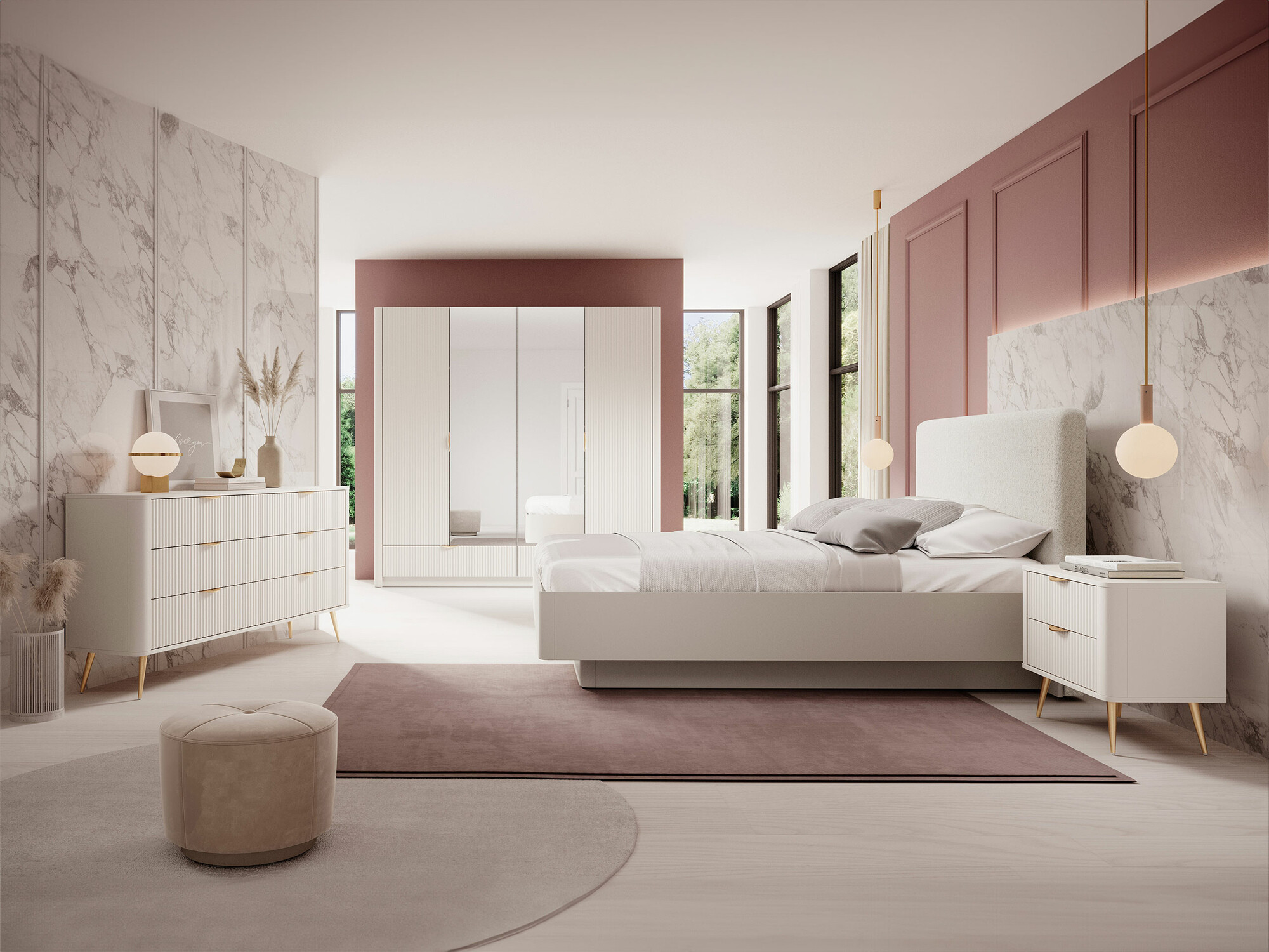 Komplet spalnic Lectum