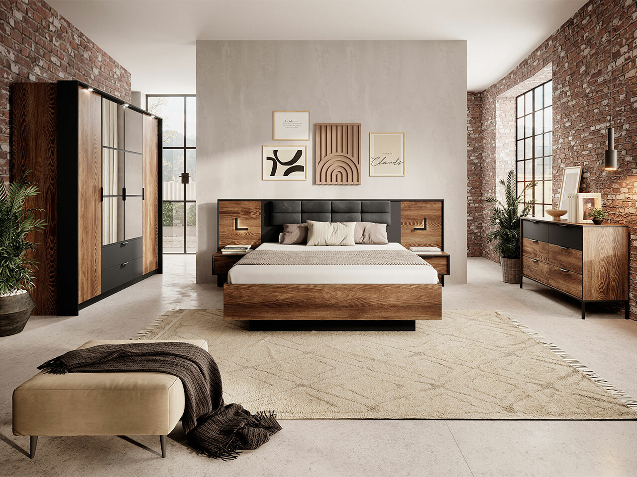 Komplet spalnic Flodale 106