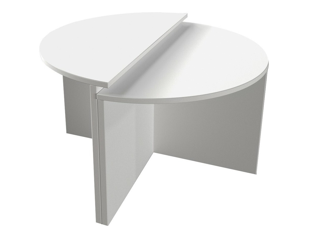 Komplet klubskih mizic Kailua 2581 (Bela)