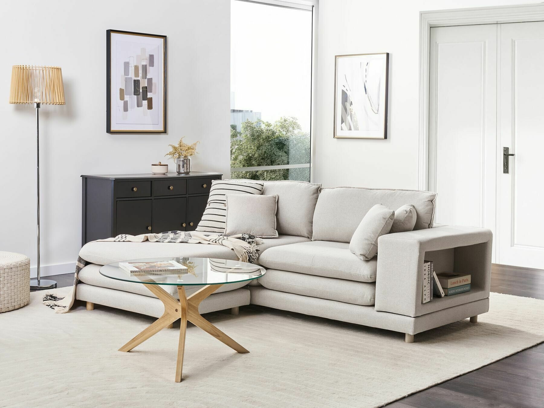 Komplet oblazinjenega pohištva Berwyn 2432 (Bež)