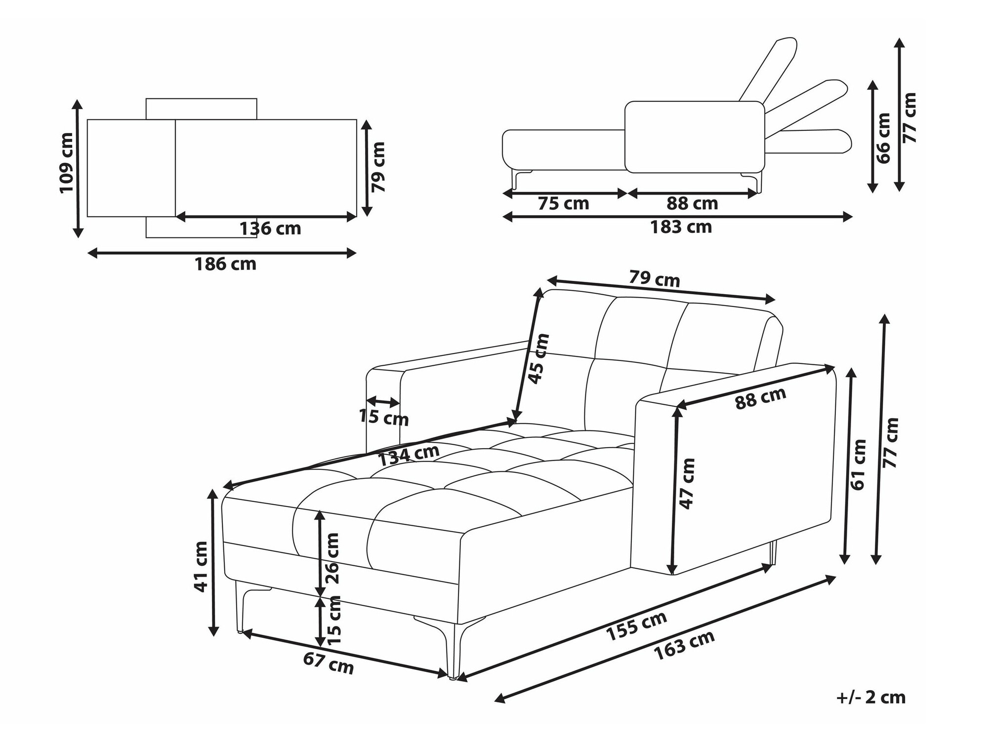 Počivalnik Mormiru 100 (Rdeča)