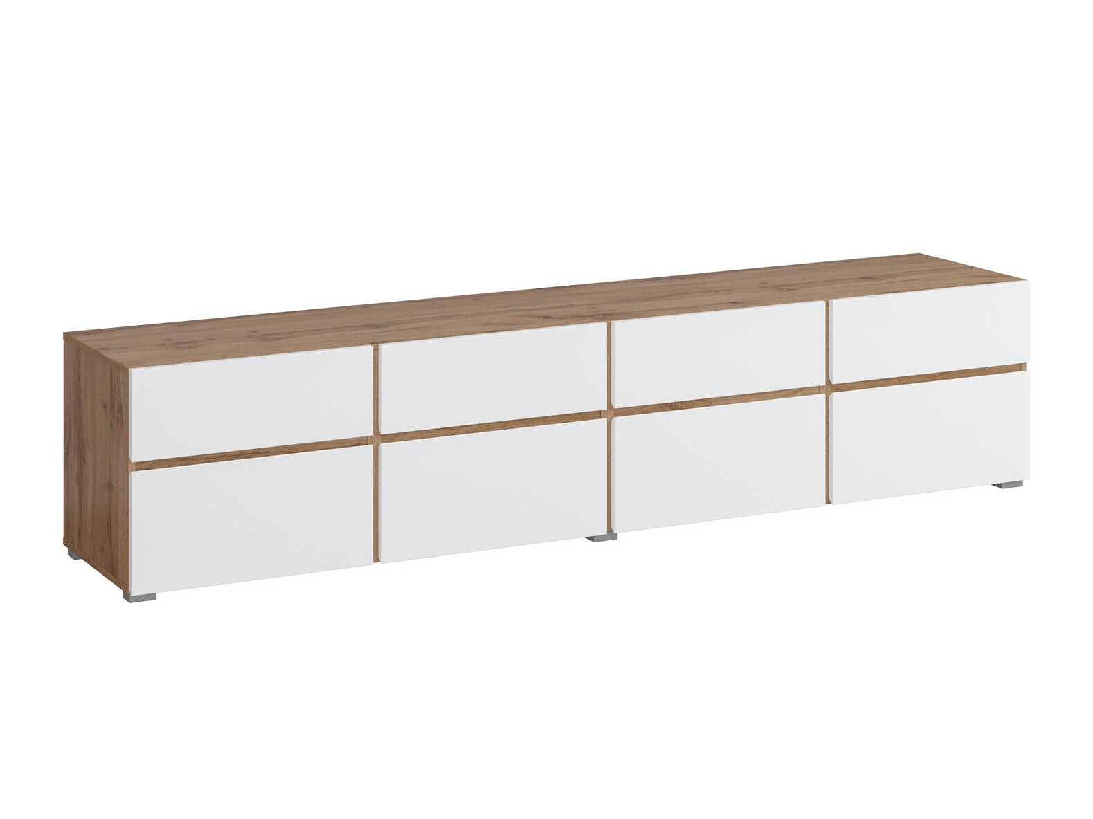 TV-omarica Alfere 101 (Wotak hrast + Bela)