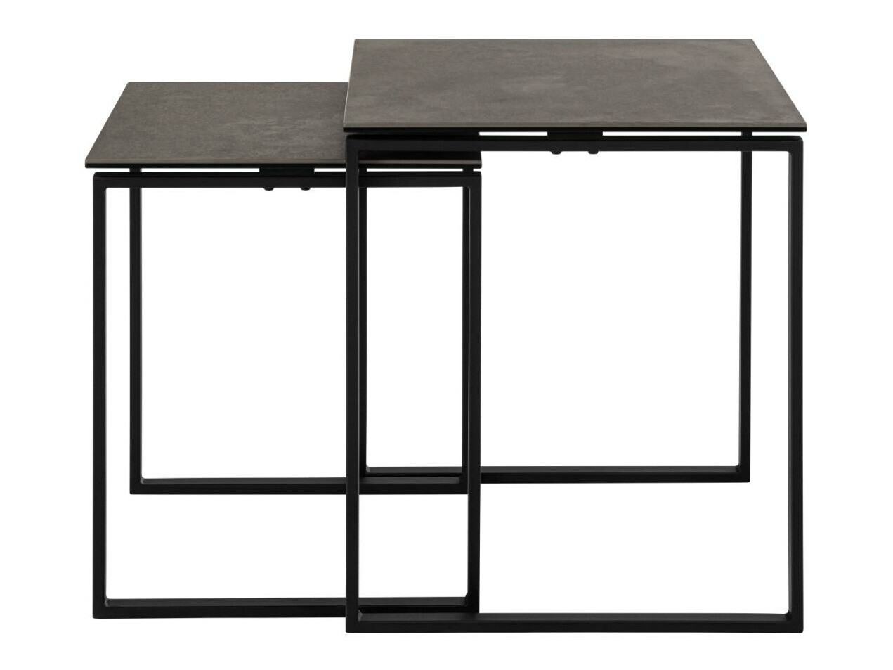 Komplet stranskih mizic Norsica 873 (Črna)