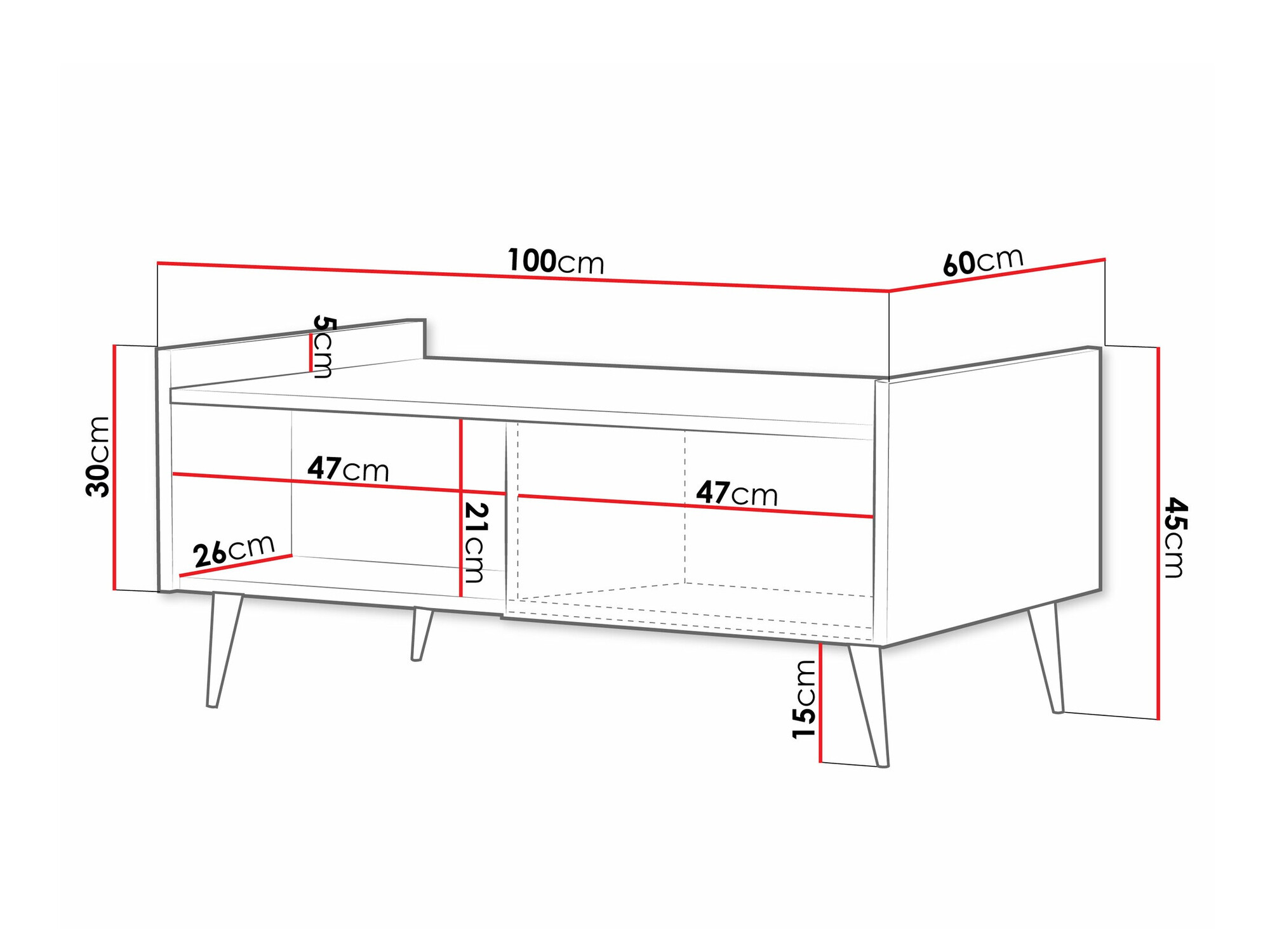 Klubska mizica Mirfivu 108