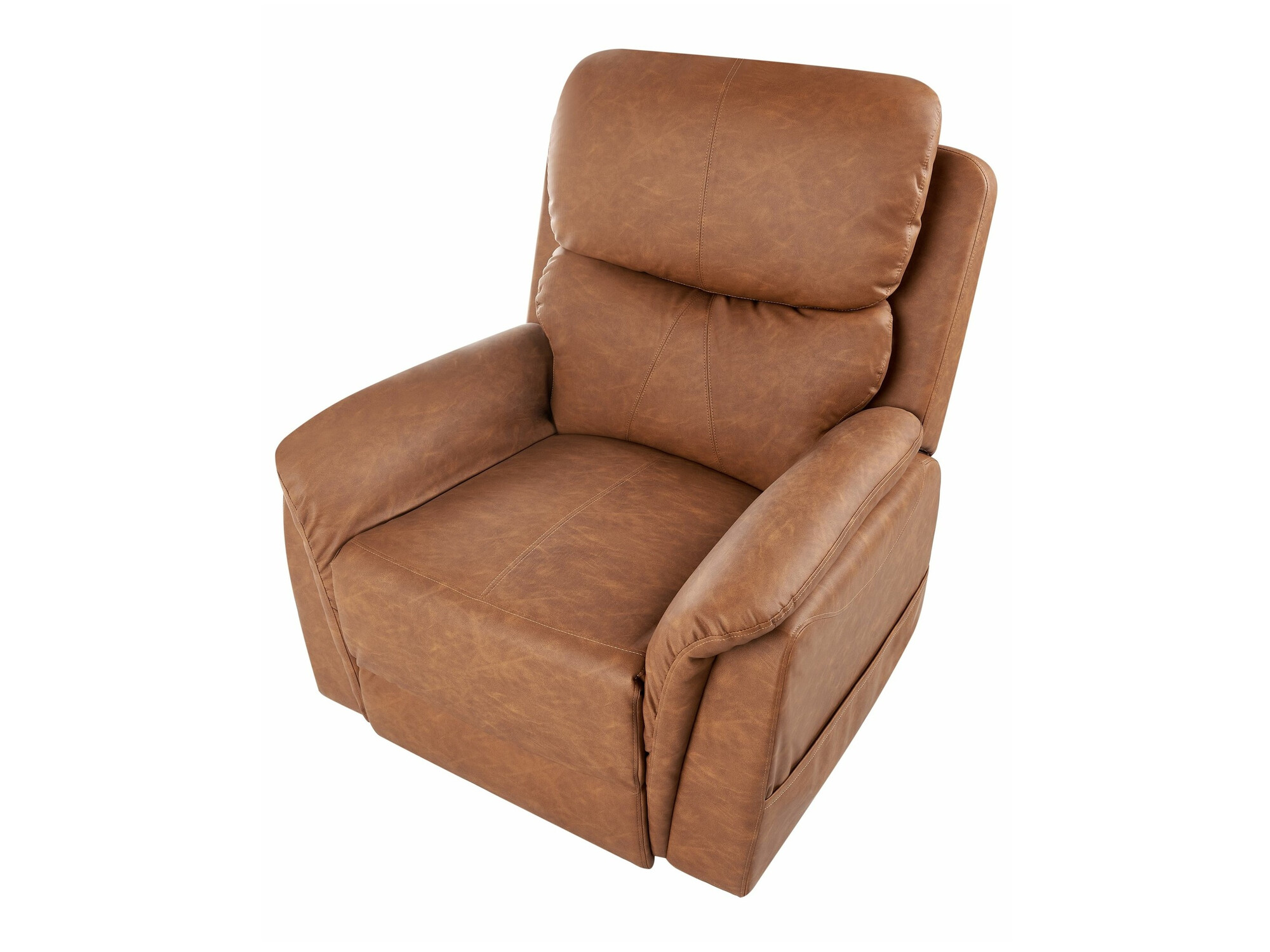 Fotelj s počivalnikom Berwyn 2444 (Rjava)