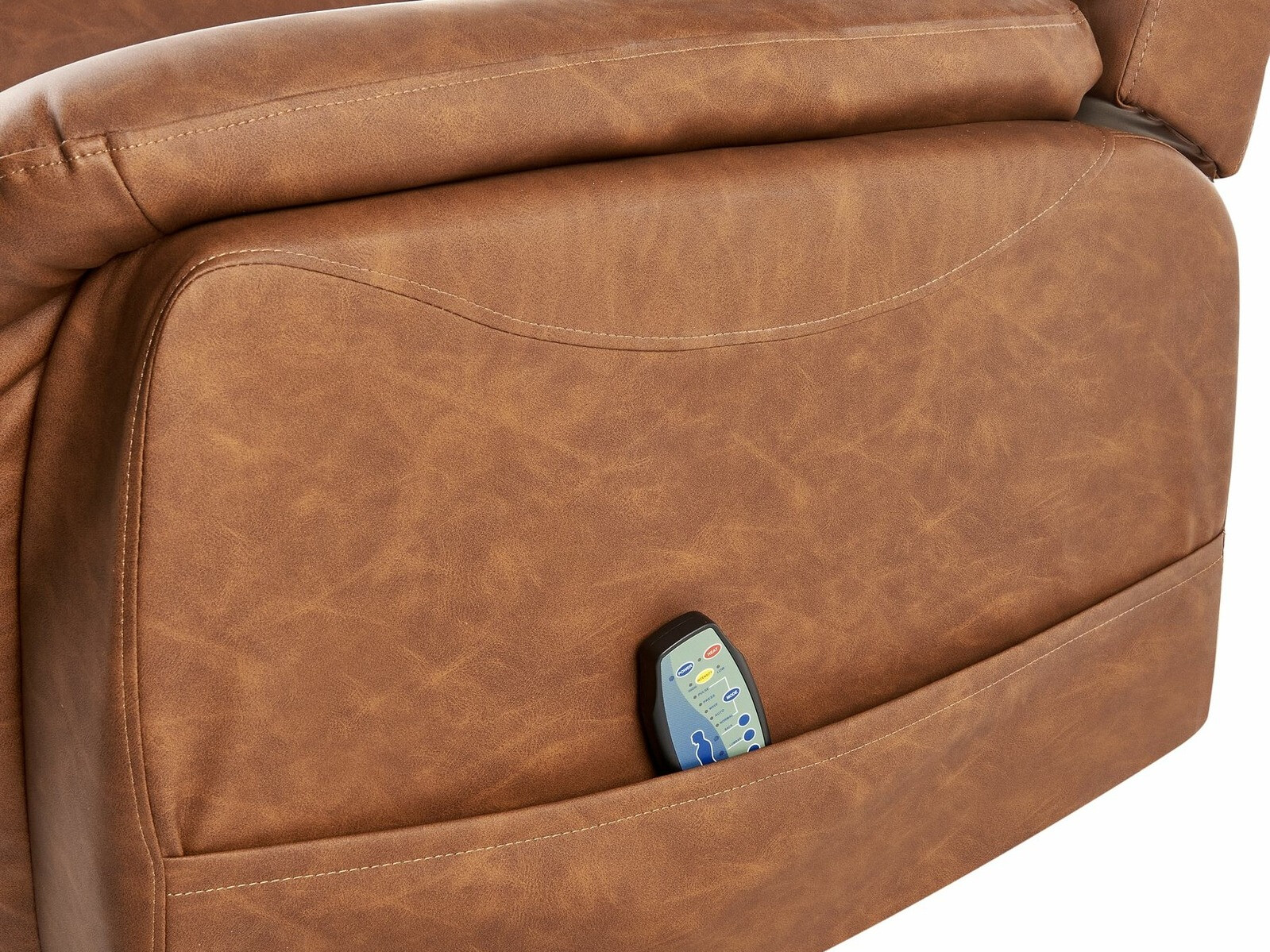 Fotelj s počivalnikom Berwyn 2444 (Rjava)