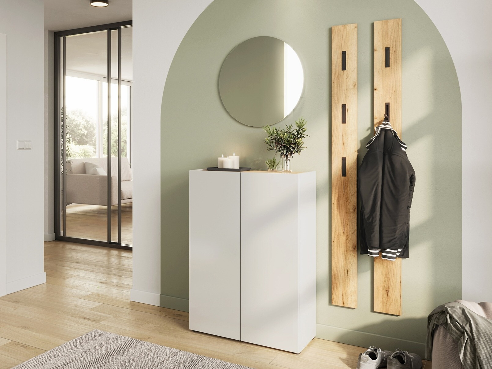 Regal za čevlje Lircamu 100 (Bela)