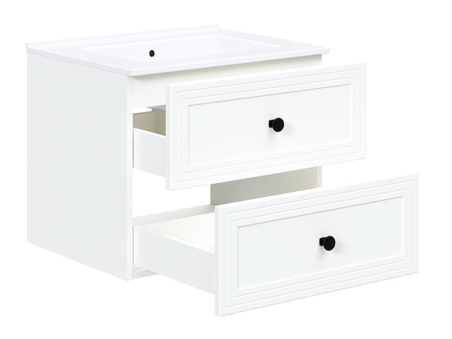 Viseča kopalniška omarica za umivalnik Fiovele 103 (Bela)