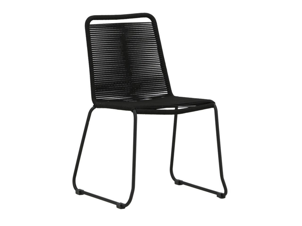 Komplet mize in stolov Dallas 4630 (Črna)