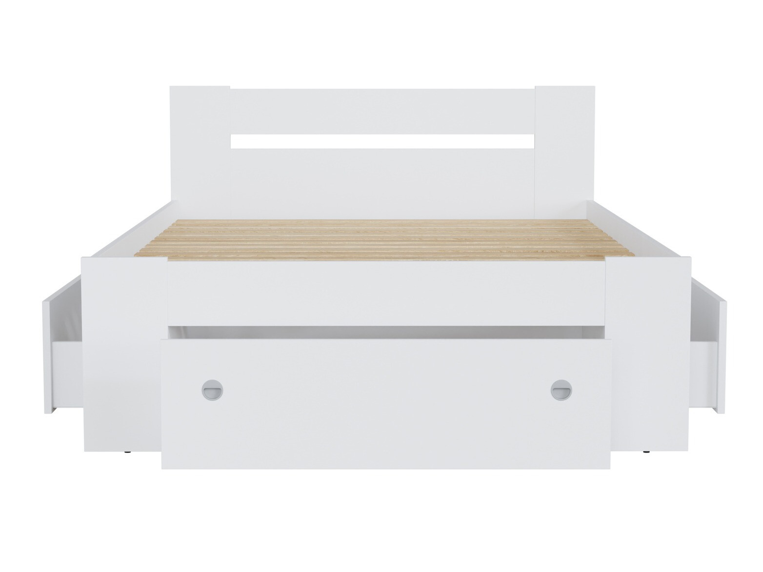 Postelja Novsore 128 (Bela)