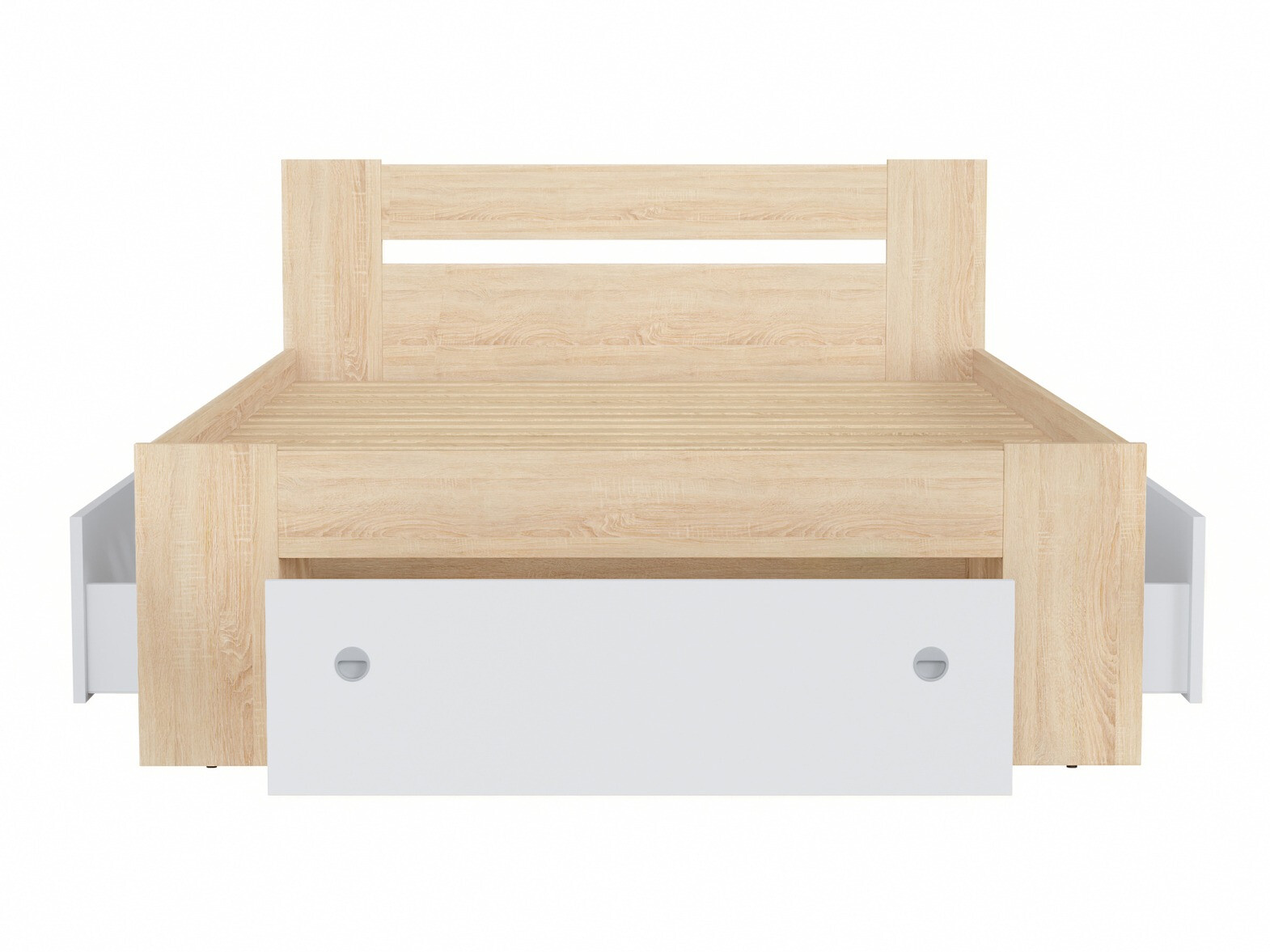 Postelja Novsore 128 (Sonoma hrast)