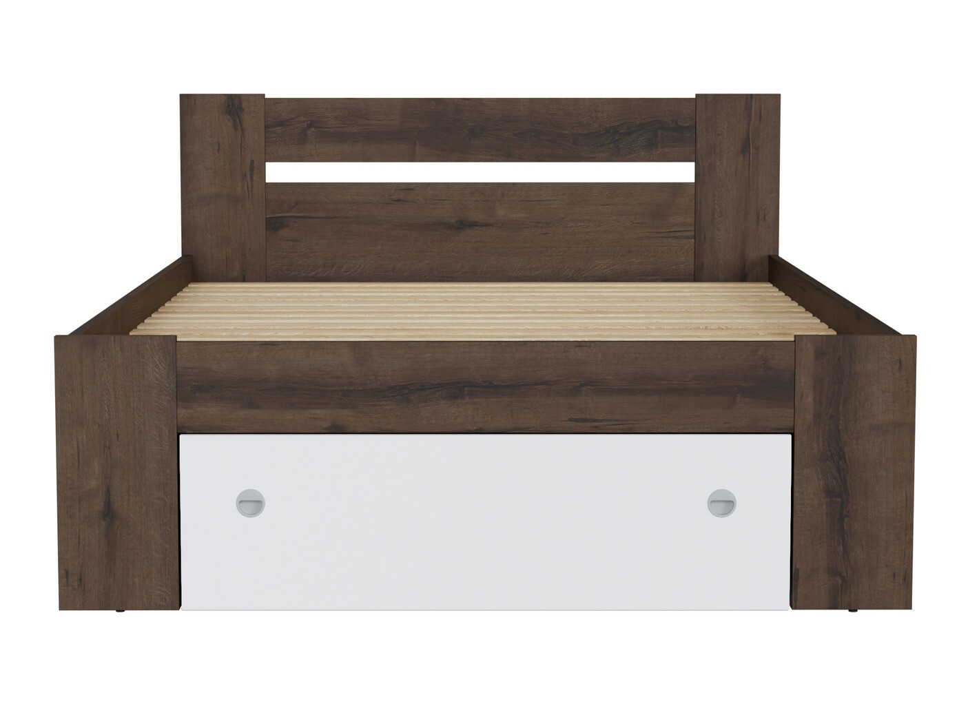 Postelja Novsore 130 (Temen hrast)