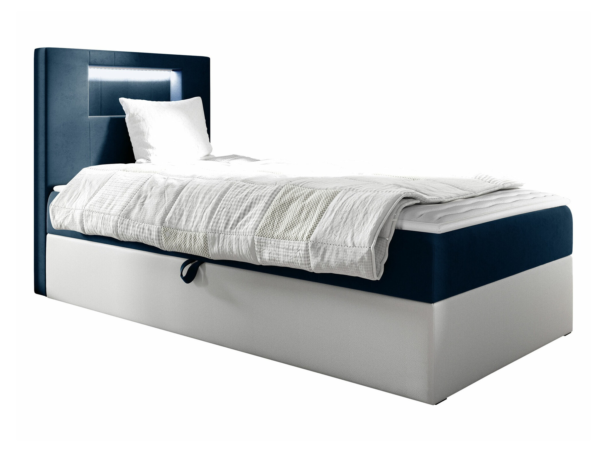 Boxspring postelja Baltimore 169 (Soft 017 + Fresh 11)