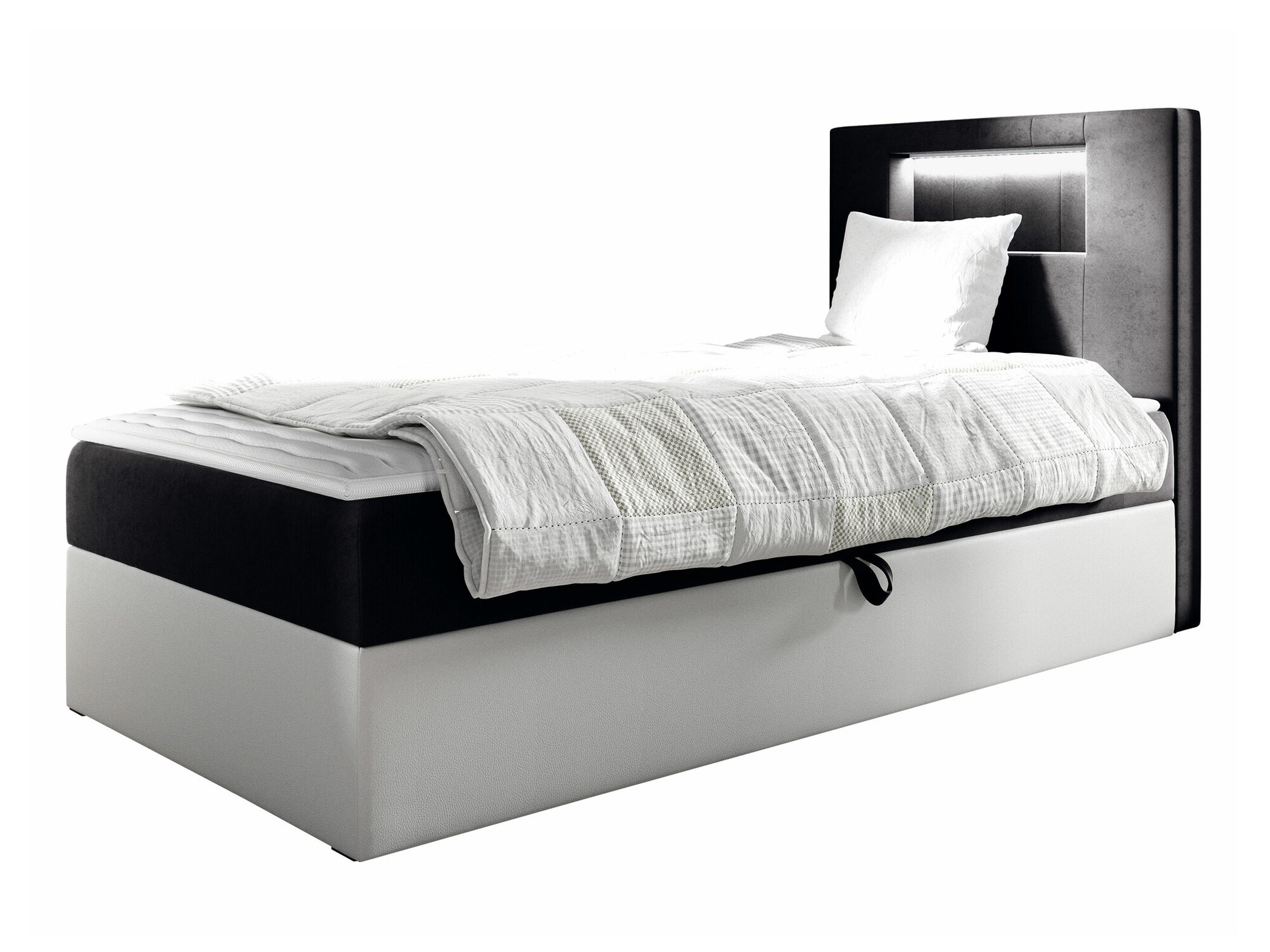 Boxspring postelja Baltimore 169 (Soft 017 + Fresh 17)