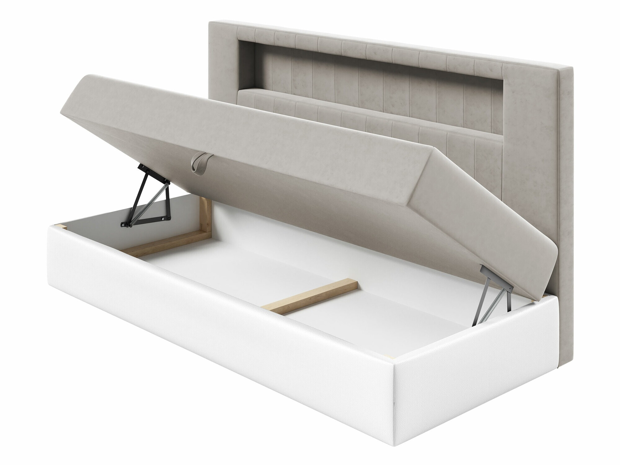 Boxspring postelja Lucus IV (Soft 017 + Fresh 1)