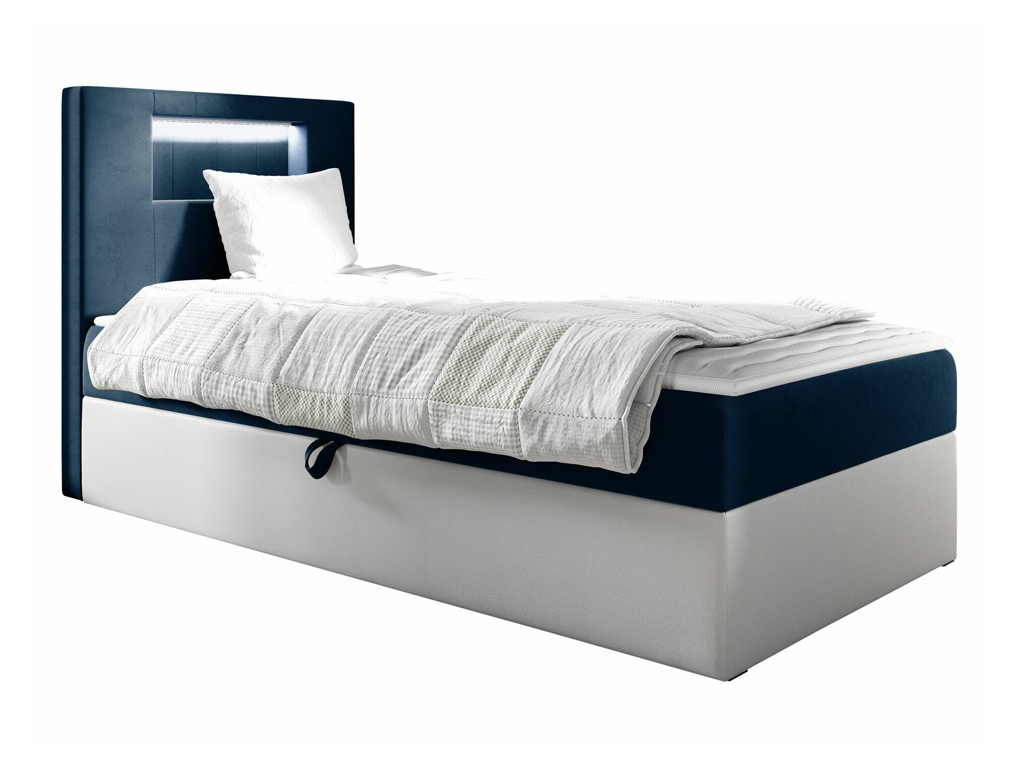 Boxspring postelja Lucus V (Soft 017 + Fresh 11)