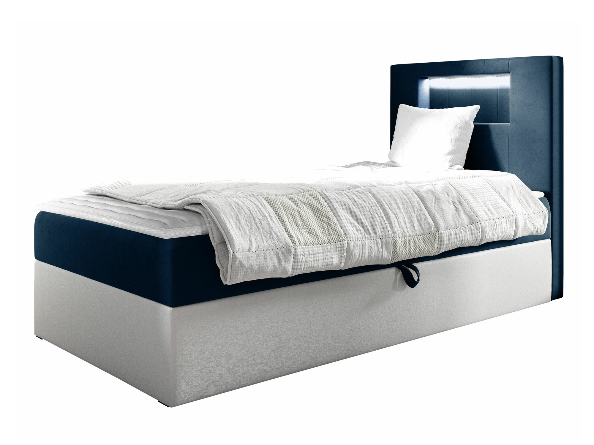Boxspring postelja Lucus V (Soft 017 + Fresh 11)