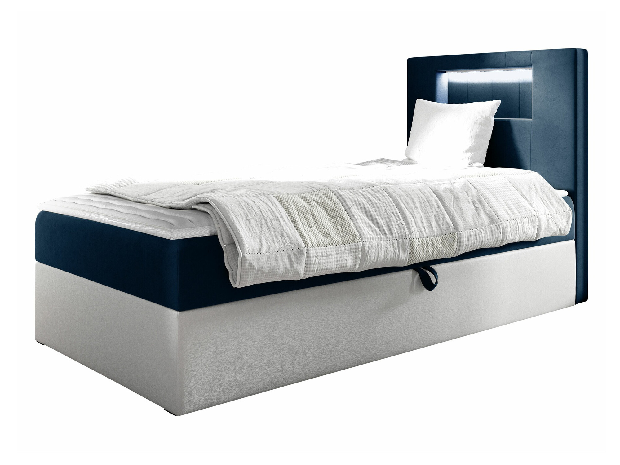 Boxspring postelja Lucus V (Soft 017 + Fresh 11)