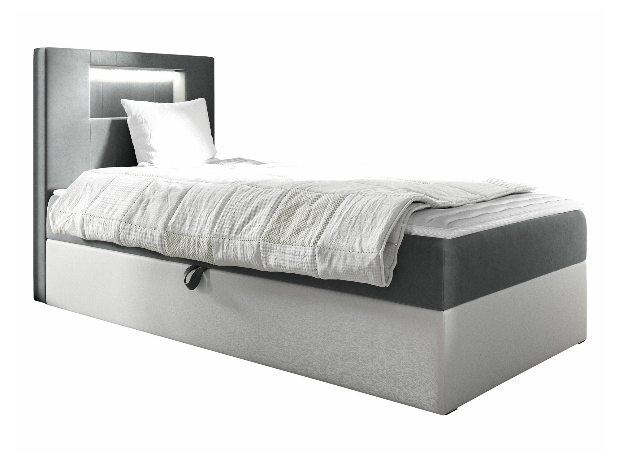 Boxspring postelja Lucus V (Soft 017 + Fresh 14)