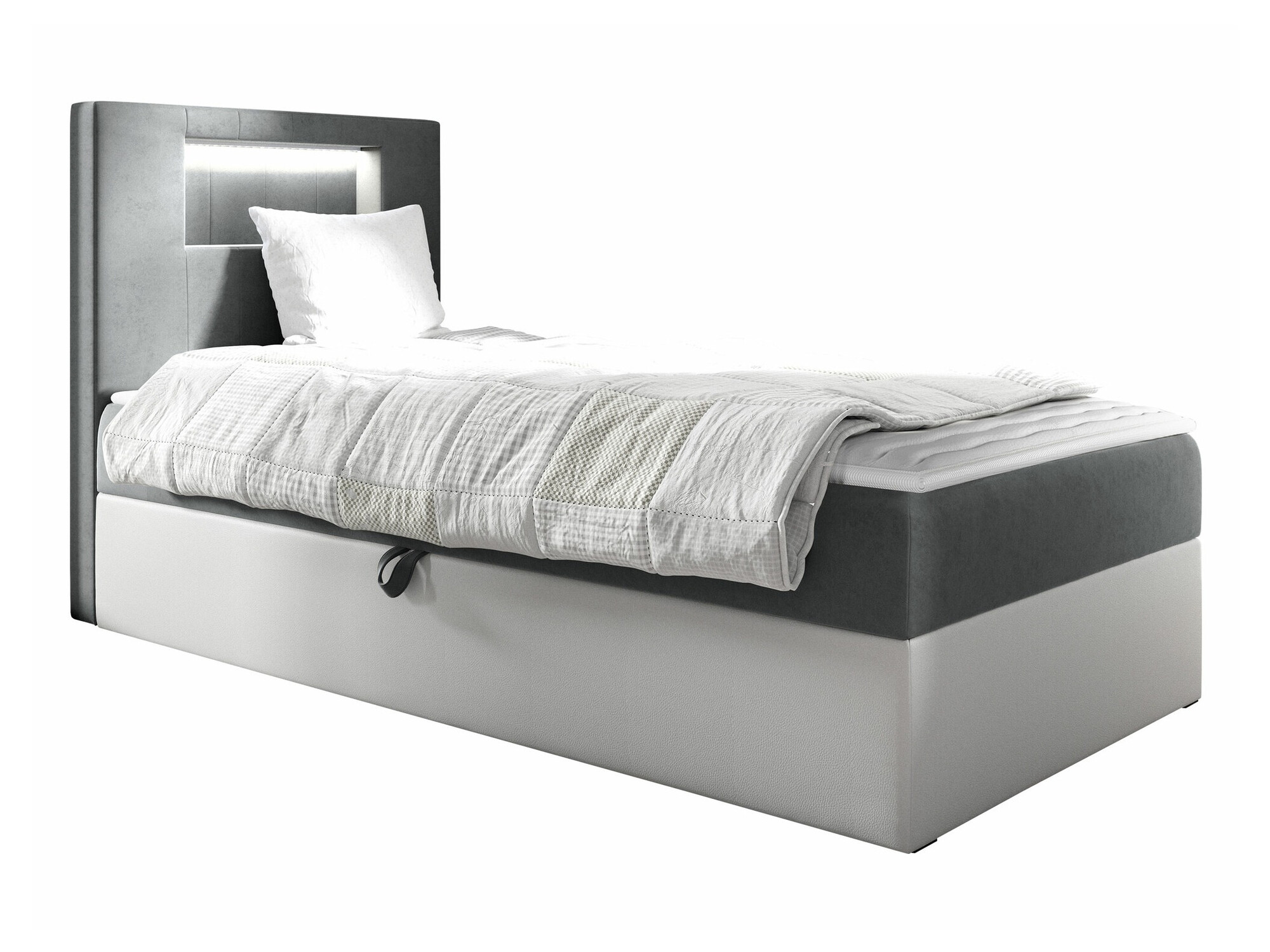 Boxspring postelja Lucus V (Soft 017 + Fresh 14)