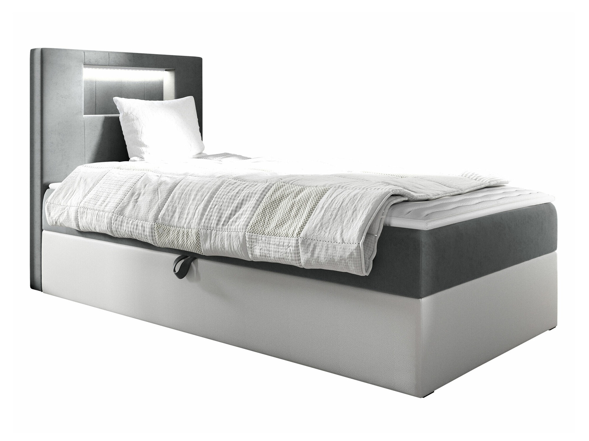 Boxspring postelja Lucus V (Soft 017 + Fresh 14)
