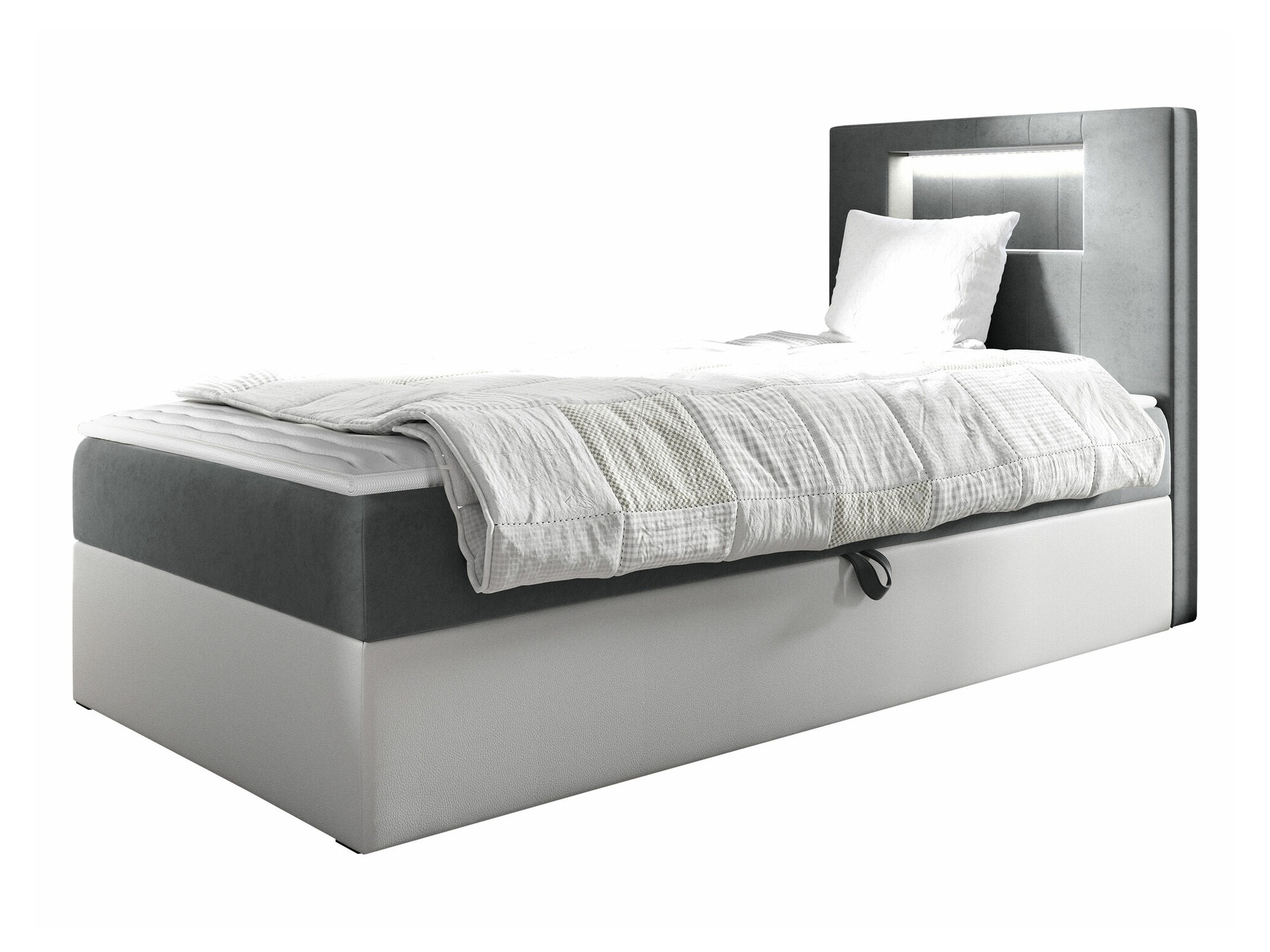 Boxspring postelja Lucus V (Soft 017 + Fresh 14)