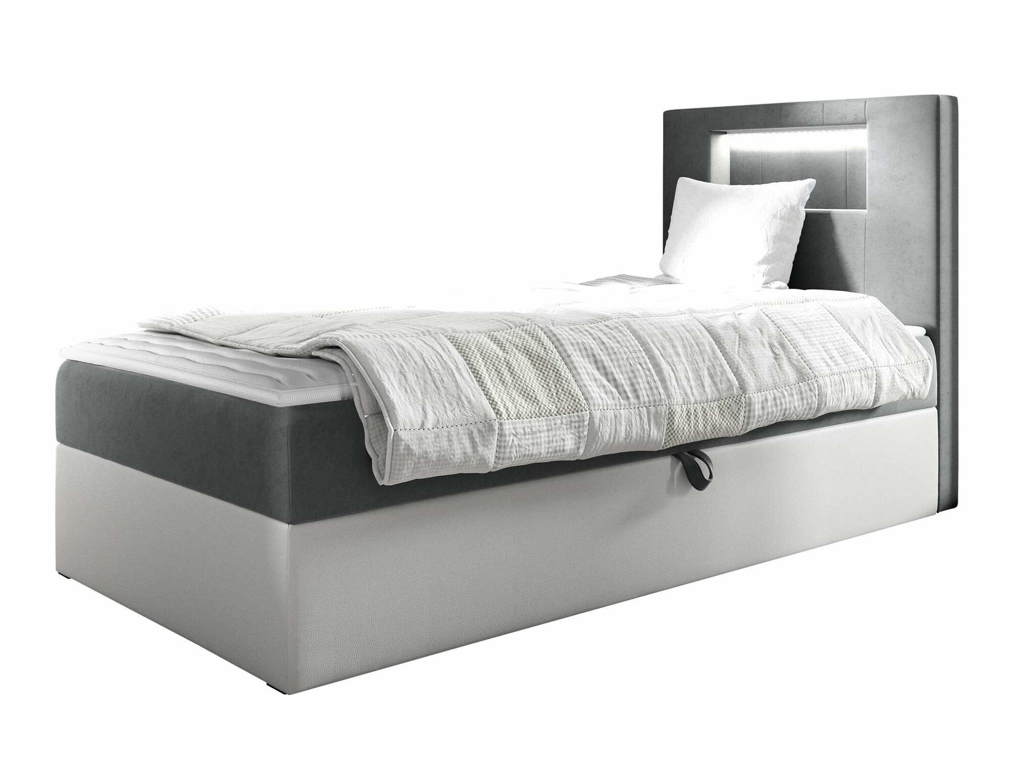 Boxspring postelja Lucus V (Soft 017 + Fresh 14)