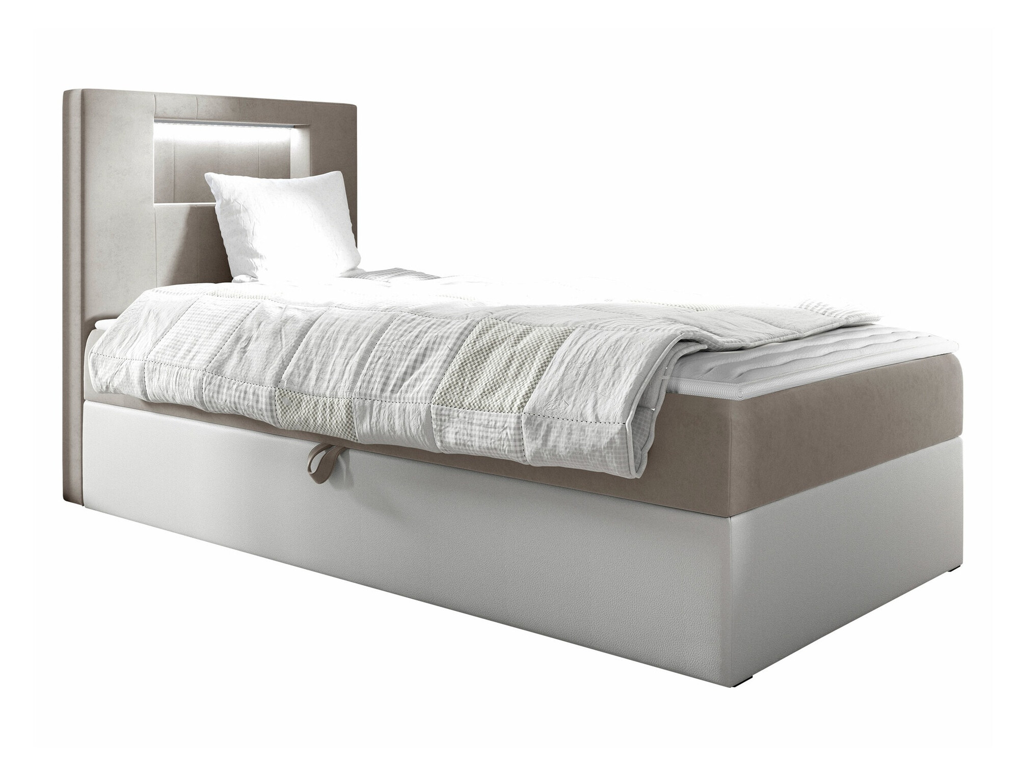 Boxspring postelja Lucus V (Soft 017 + Fresh 1)