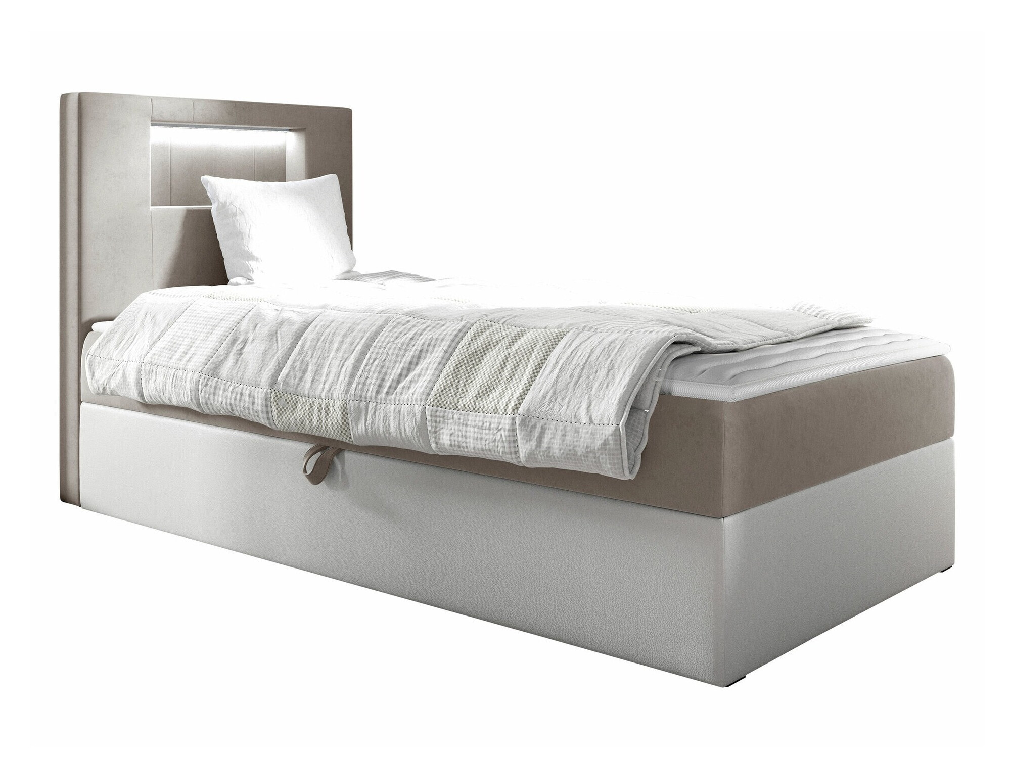 Boxspring postelja Lucus V (Soft 017 + Fresh 1)