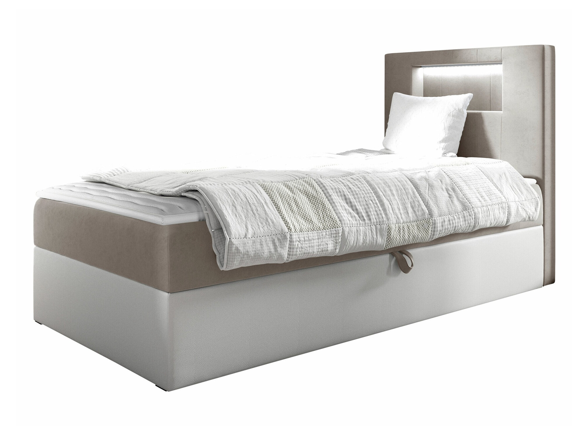 Boxspring postelja Lucus V (Soft 017 + Fresh 1)