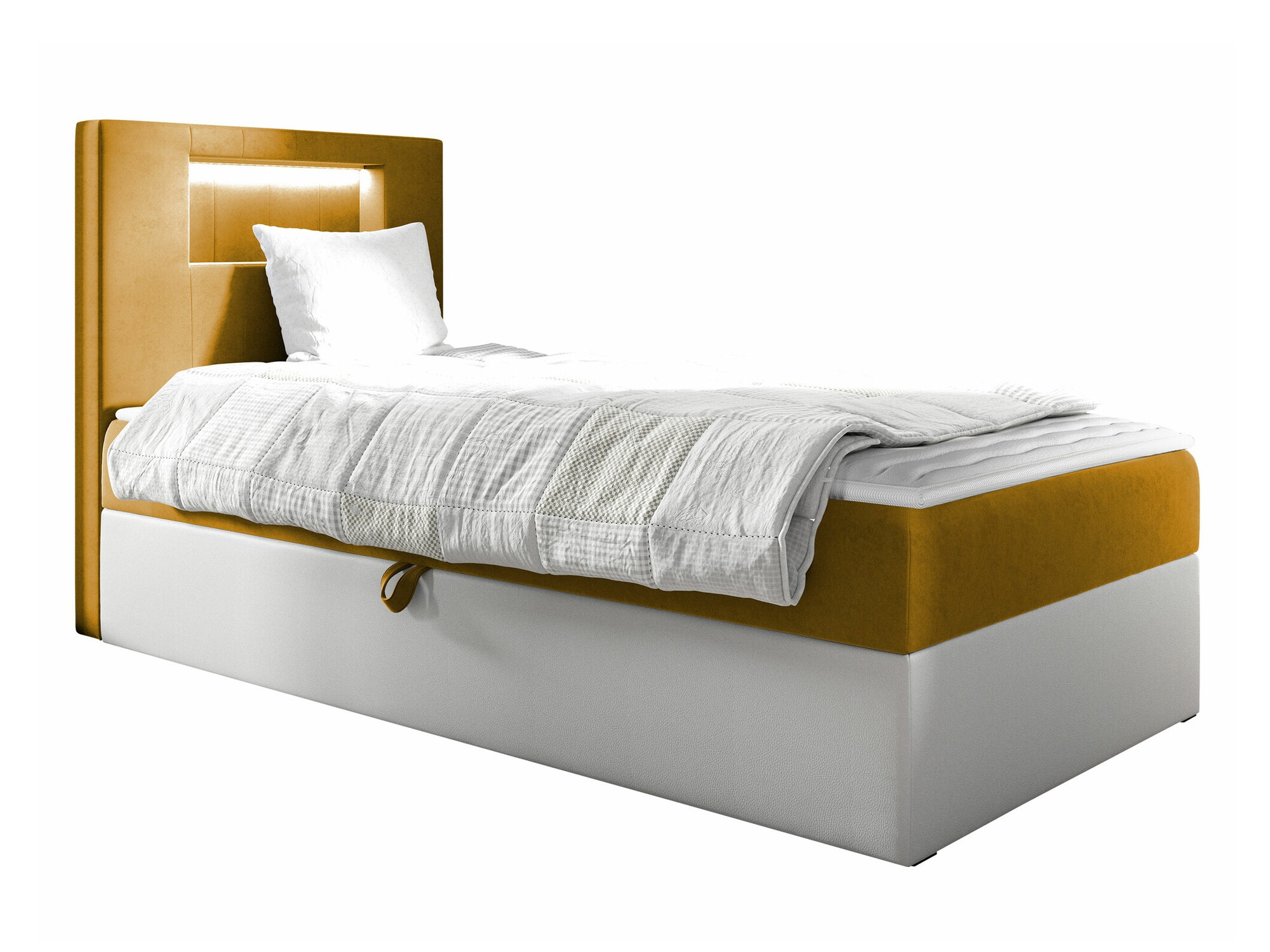 Boxspring postelja Lucus V (Soft 017 + Fresh 37)