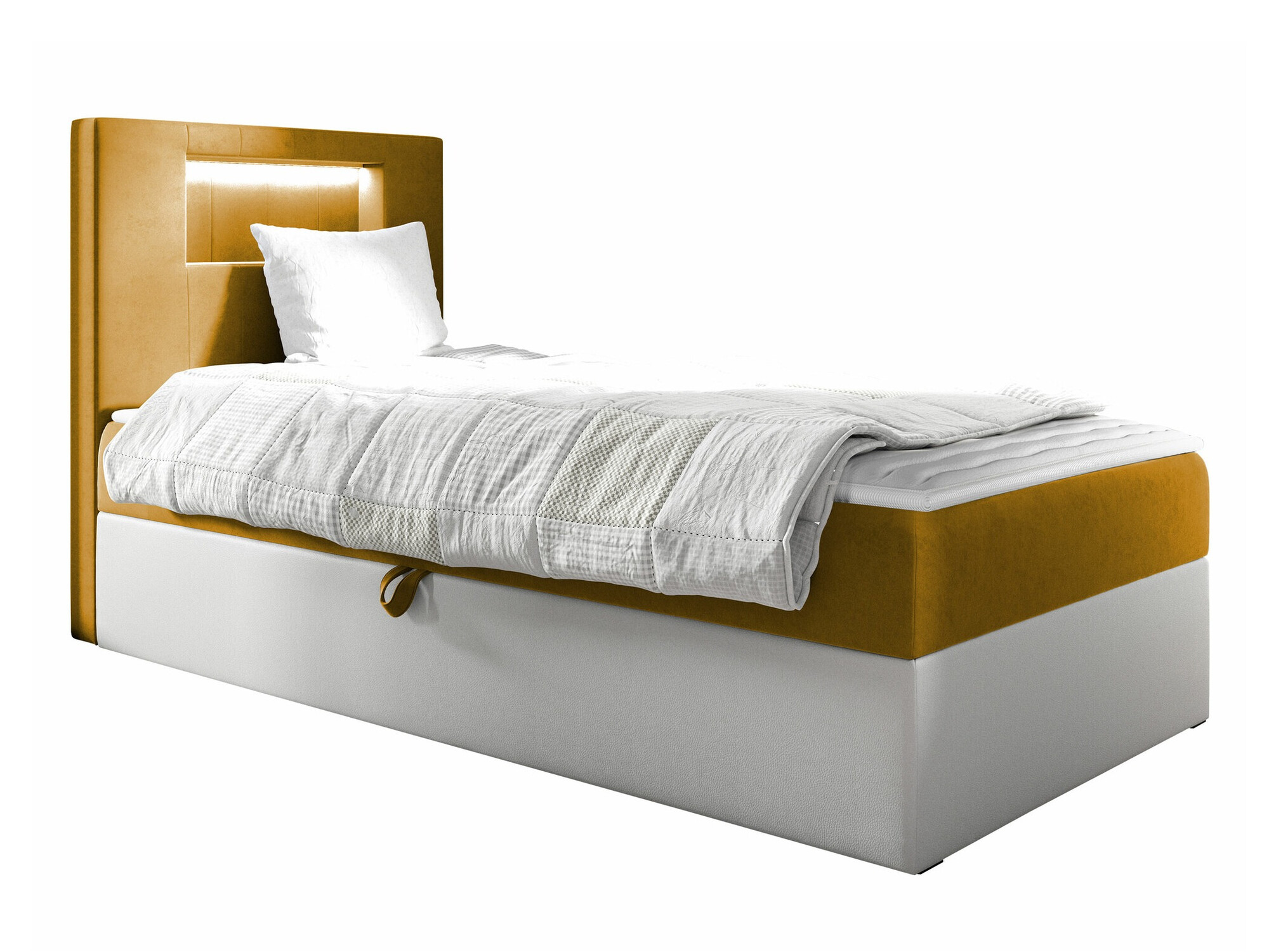 Boxspring postelja Lucus V (Soft 017 + Fresh 37)