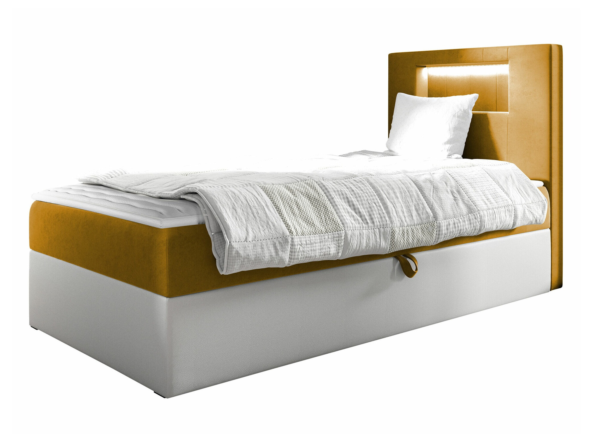 Boxspring postelja Lucus V (Soft 017 + Fresh 37)