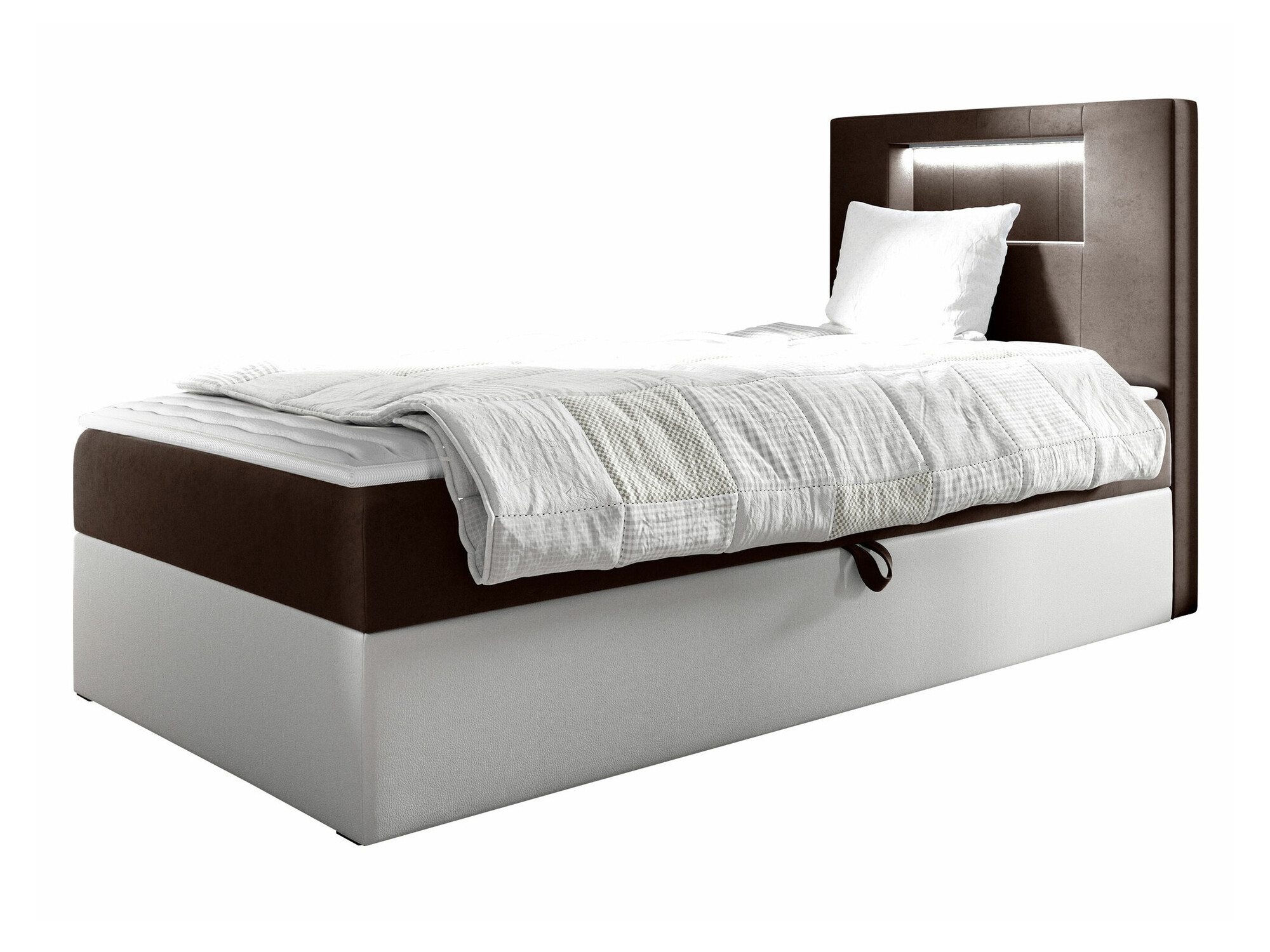 Boxspring postelja Lucus V (Soft 017 + Fresh 4)