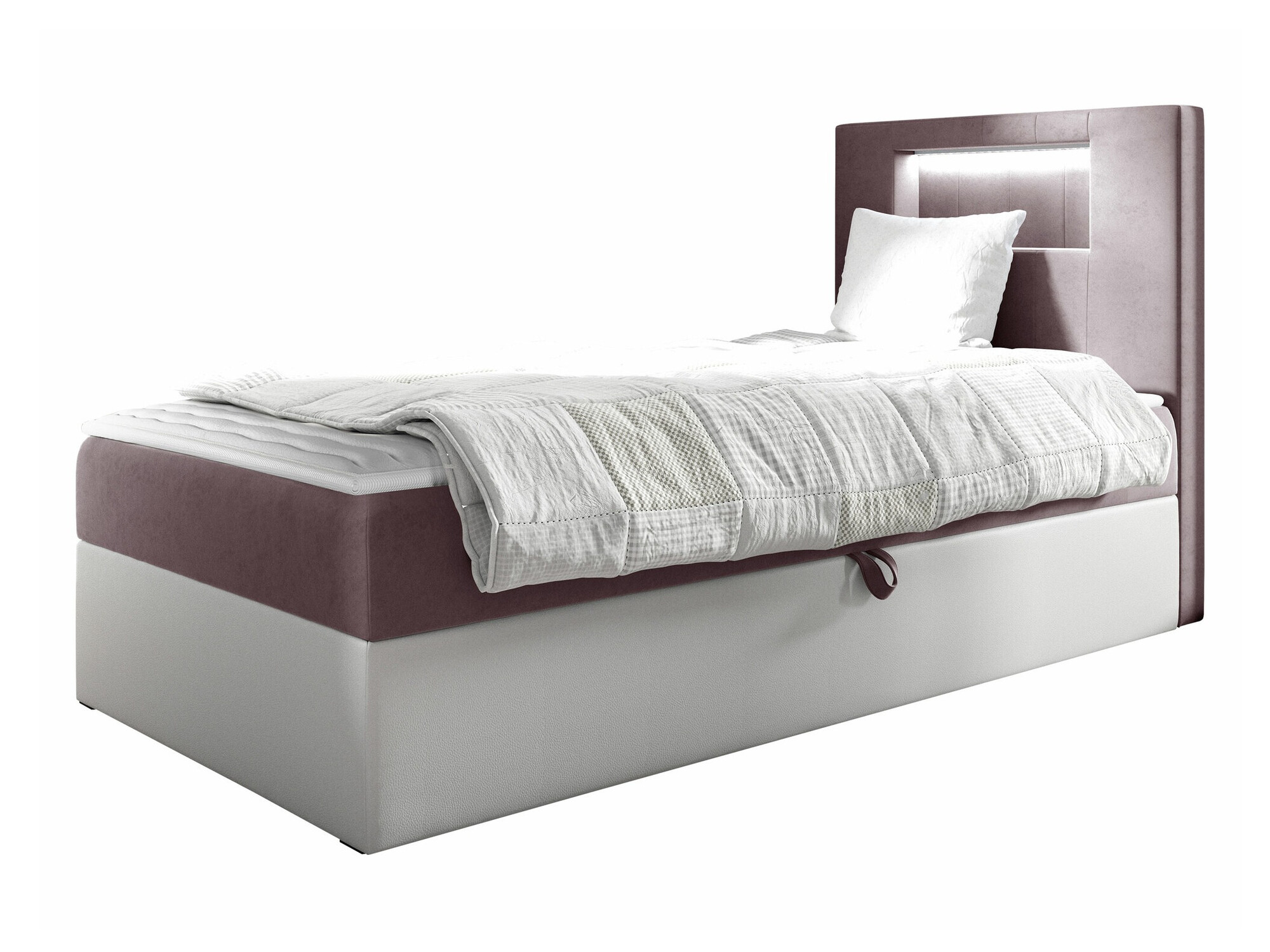 Boxspring postelja Lucus V (Soft 017 + Fresh 9)