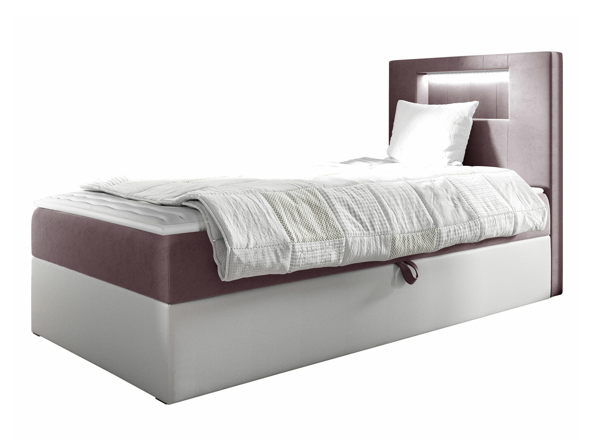 Boxspring postelja Lucus V (Soft 017 + Fresh 9)