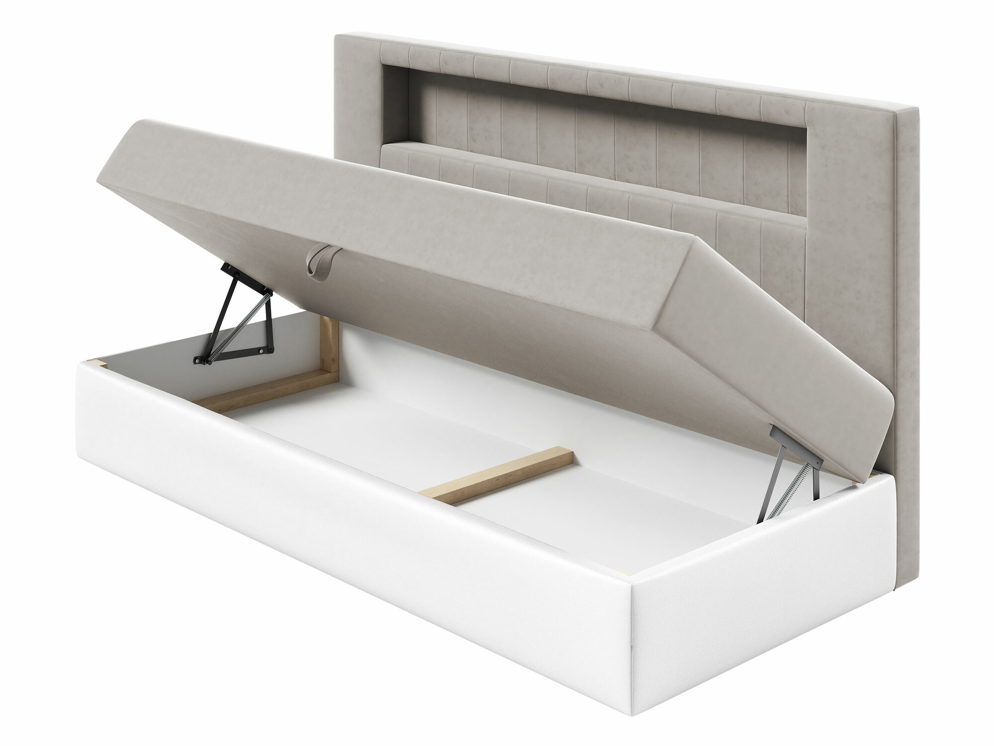 Boxspring postelja Lucus IV (Soft 017 + Fresh 17)