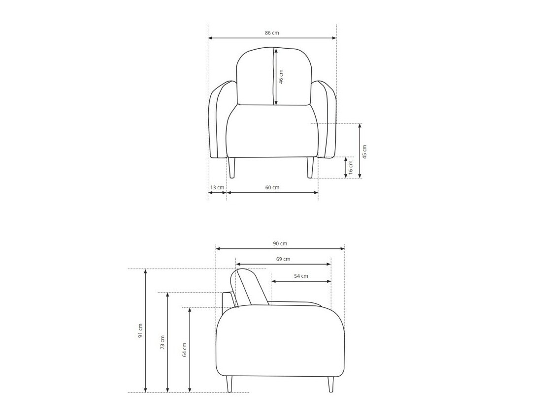 Fotelj Kingston 155 (Elma 02)