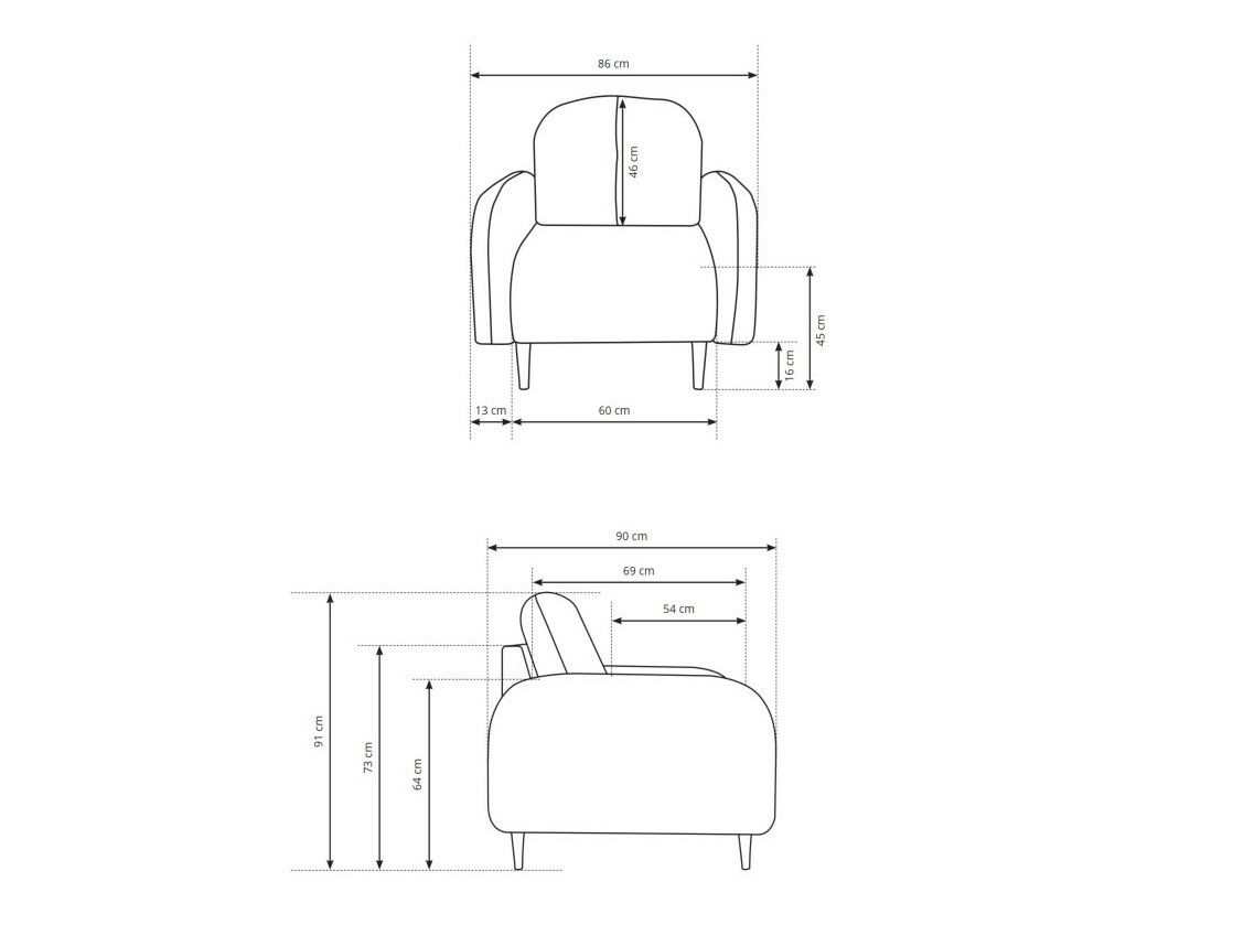 Fotelj Kingston 155 (Elma 14)