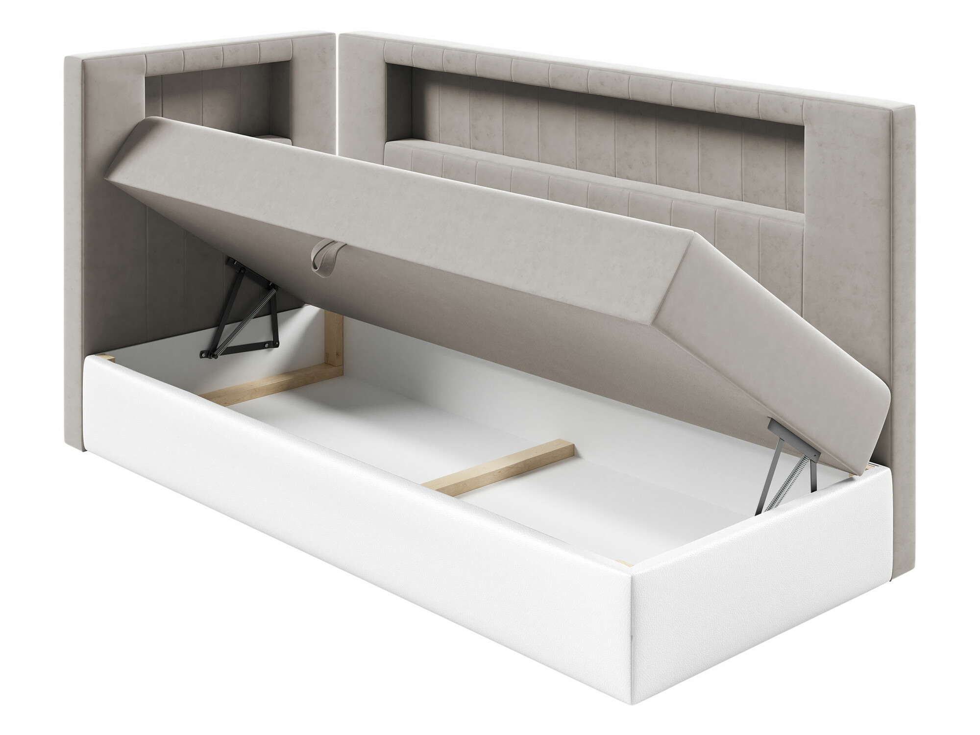 Boxspring postelja Lucus VIII (Soft 017 + Fresh 11)
