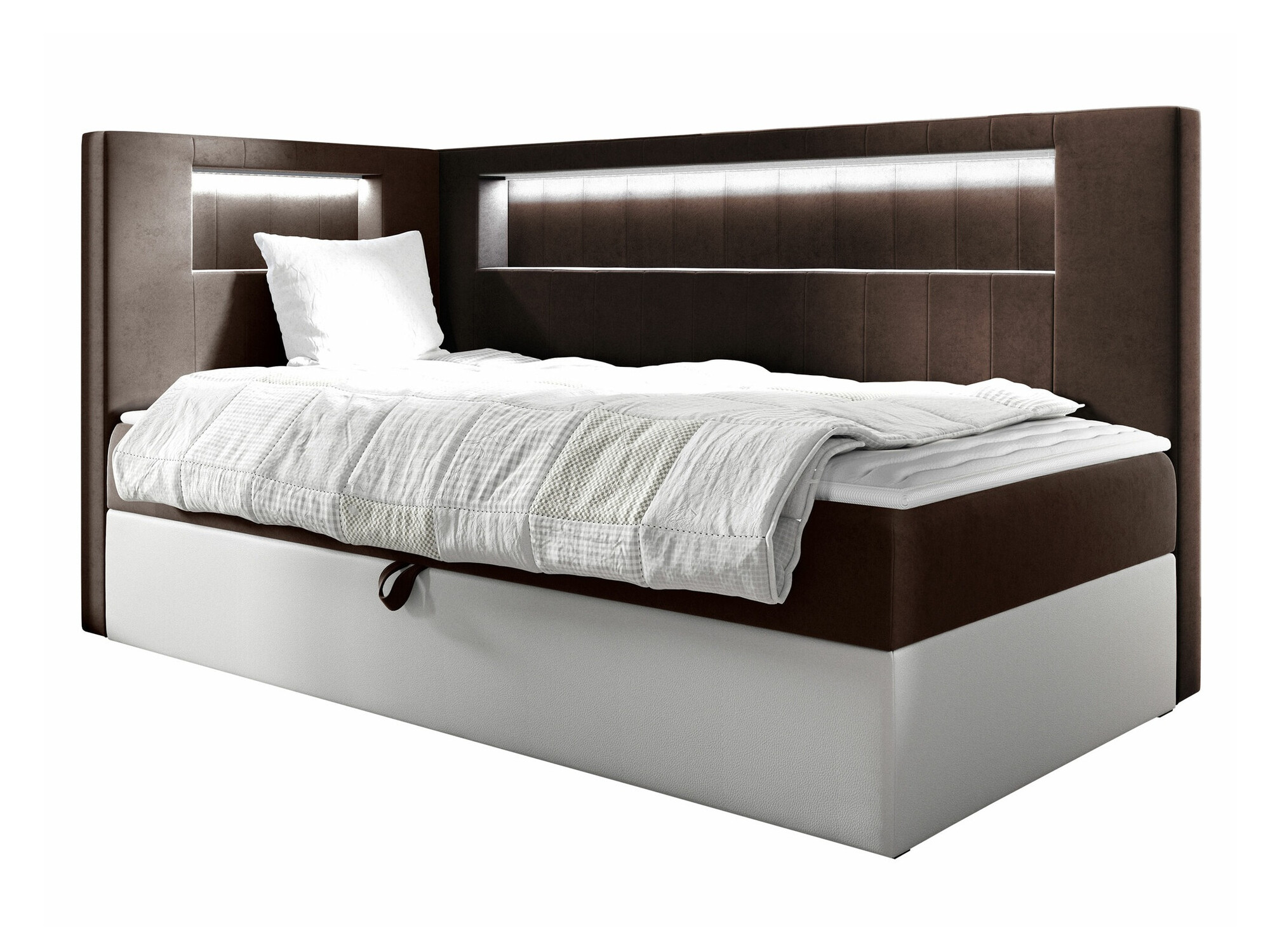 Boxspring postelja Lucus VIII (Soft 017 + Fresh 4)