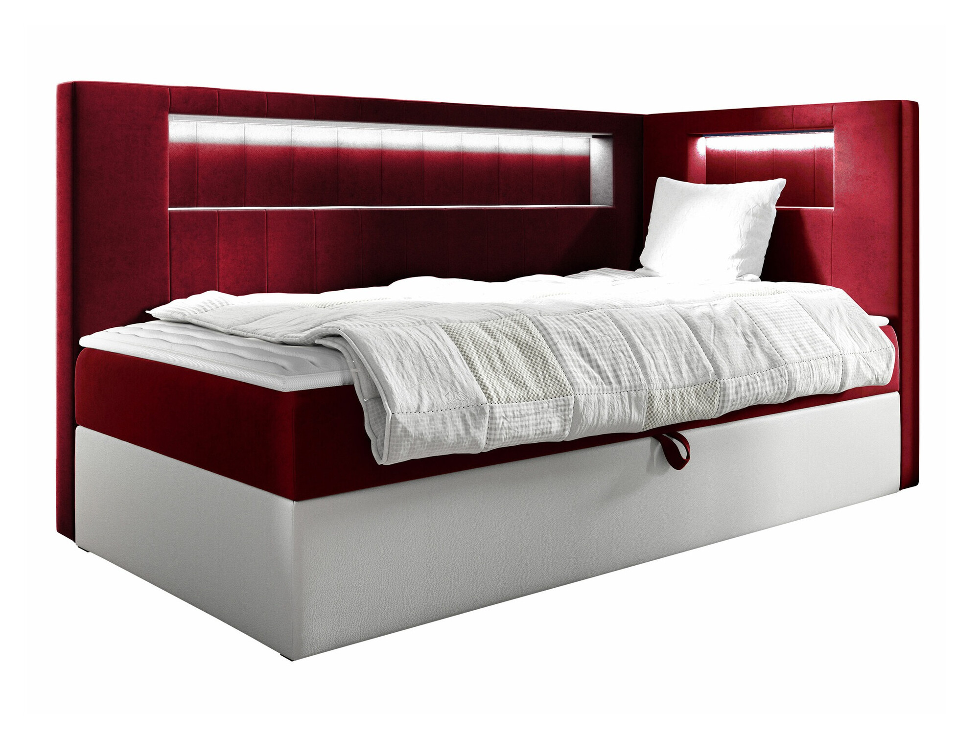 Boxspring postelja Lucus VIII (Soft 017 + Fresh 8)