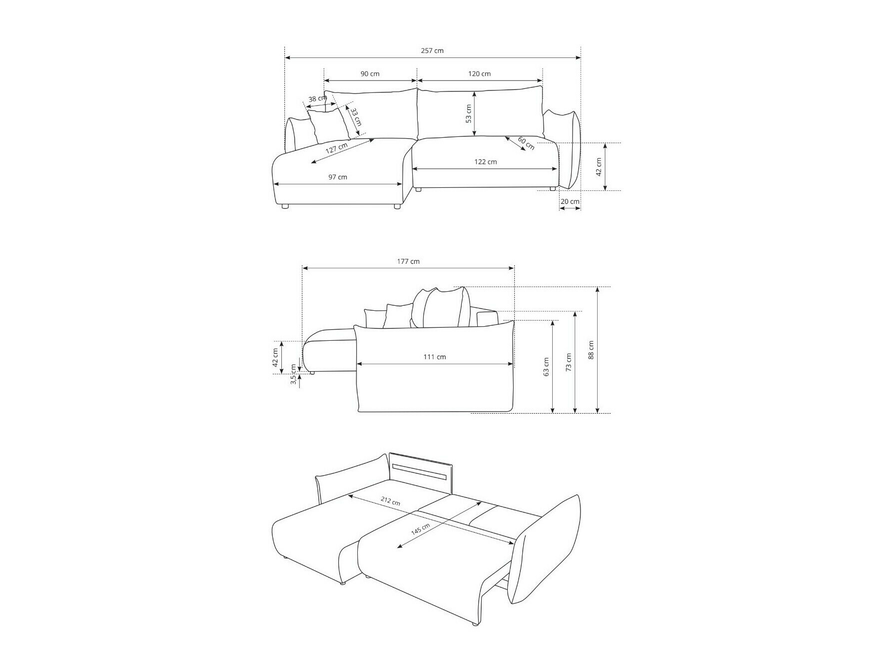 Kotna garnitura Kingston 153 (Tilia 17)