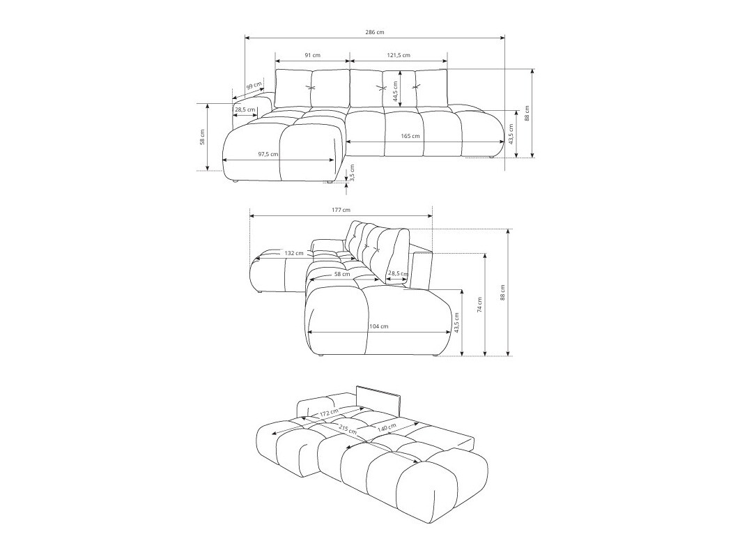 Kotna garnitura Kingston 156 (Curio 97)