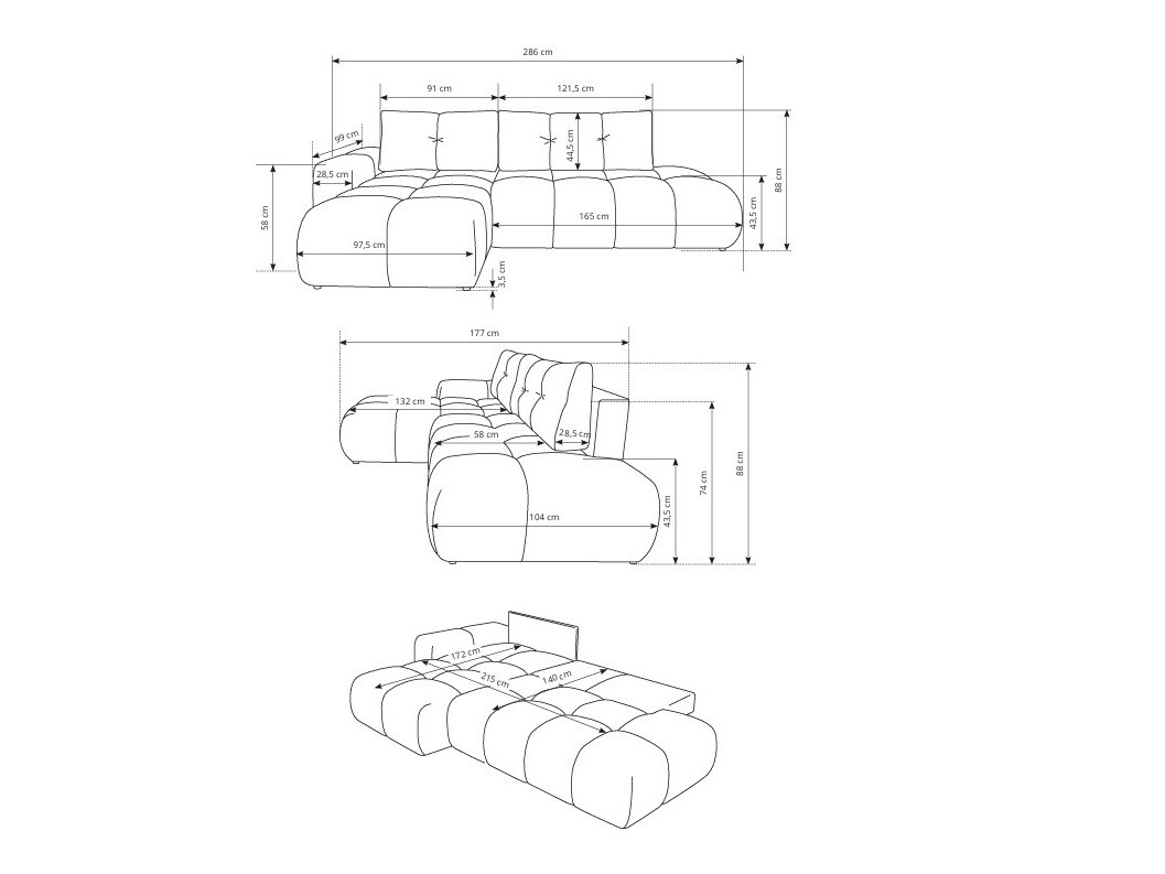 Kotna garnitura Kingston 156 (Perfect Harmony 01)